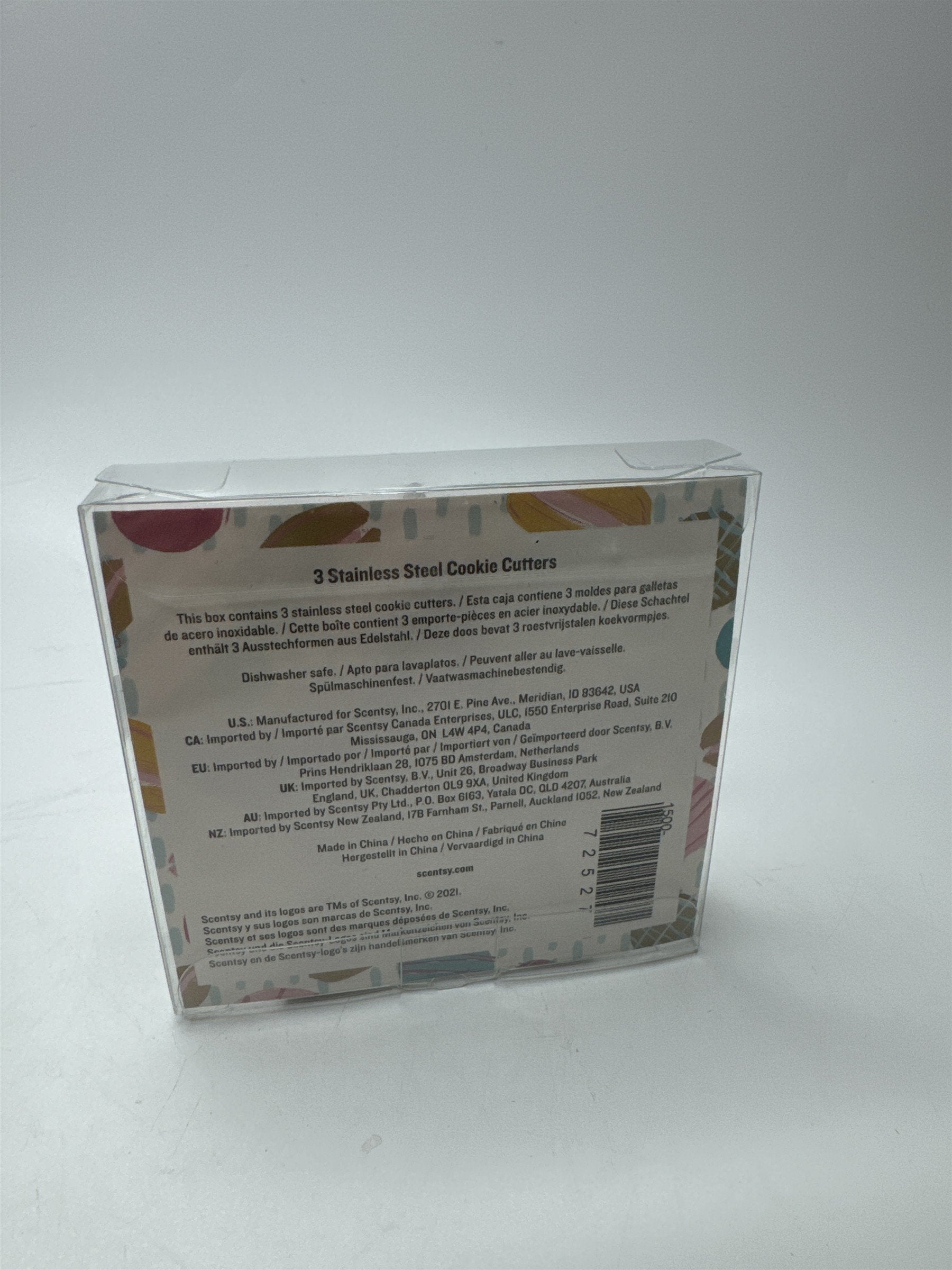 Scentsy Consultant Set of 3 Stainless Steel Star Shaped Cookie Cutters