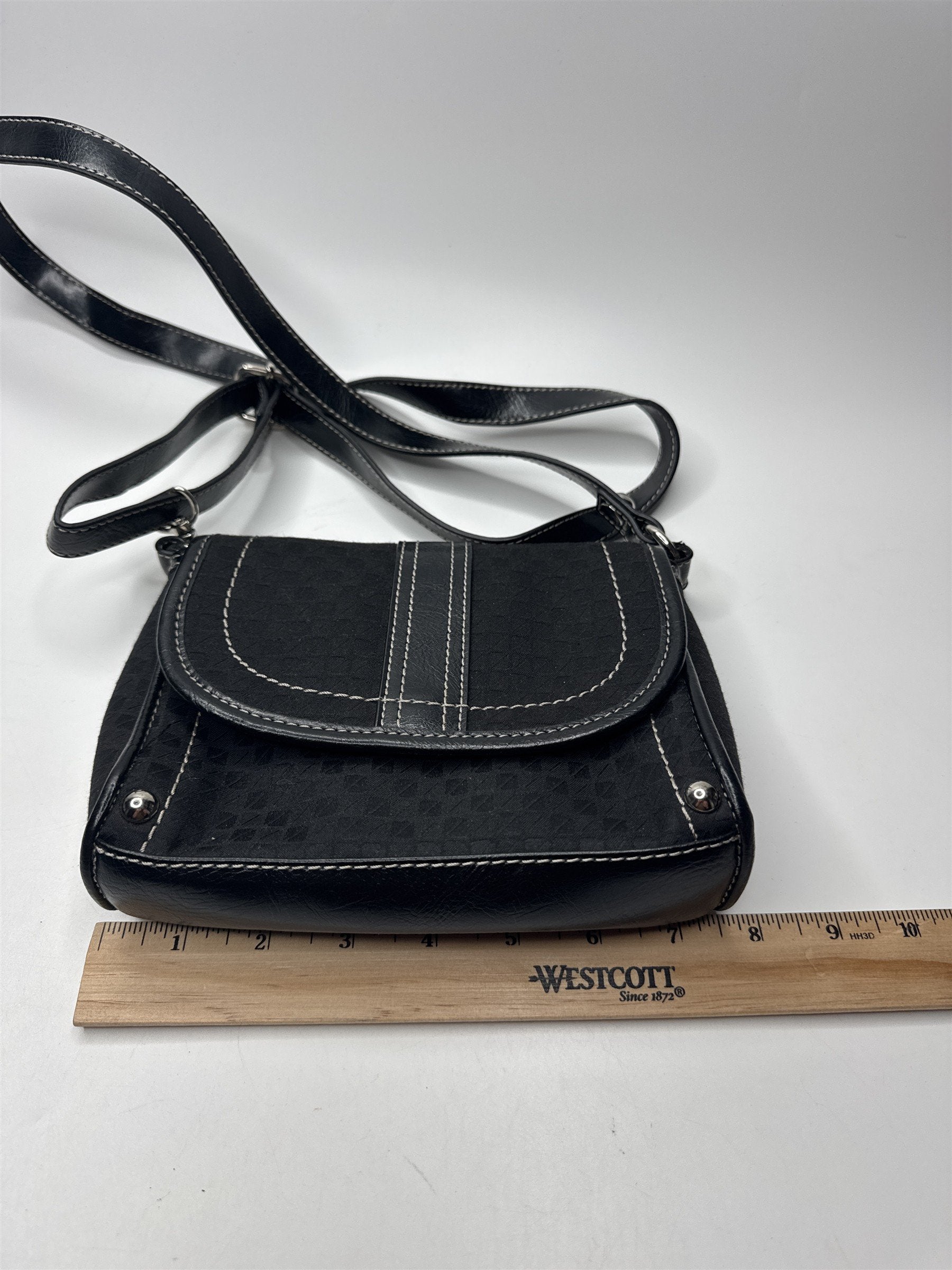 Nine West Nine & Co. Black Small Shoulder Bag Handbag Crossbody