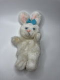 VINTAGE White Bunny Rabbit Plush Stained Creepy Oddities Display Toy