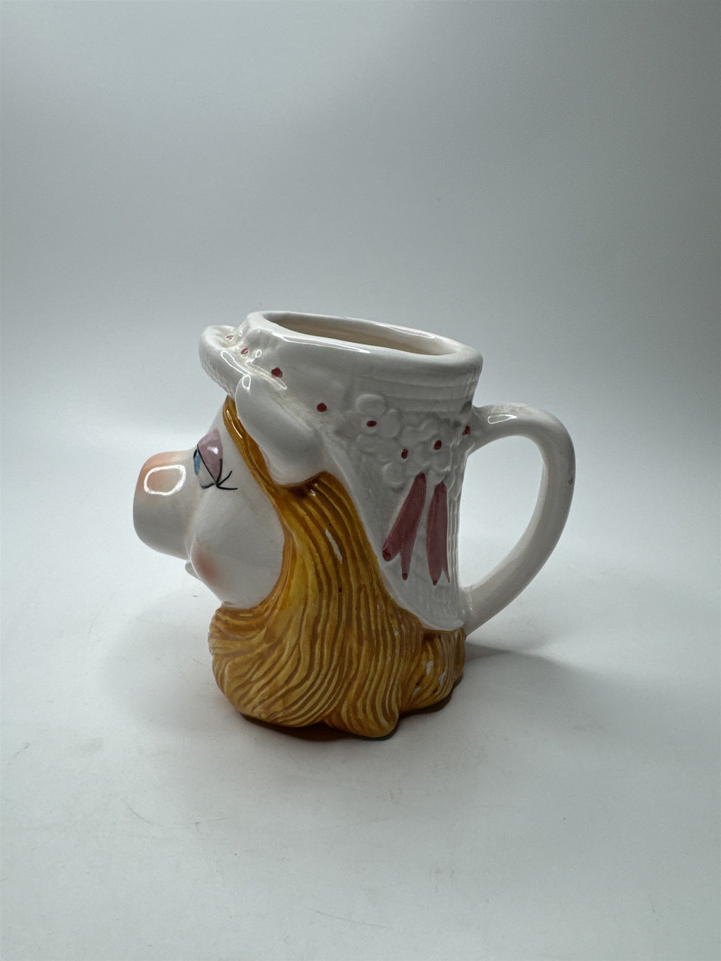 Vintage Miss Piggy Muppets Jim Henson Sigma Japan Ceramic Cup Mug