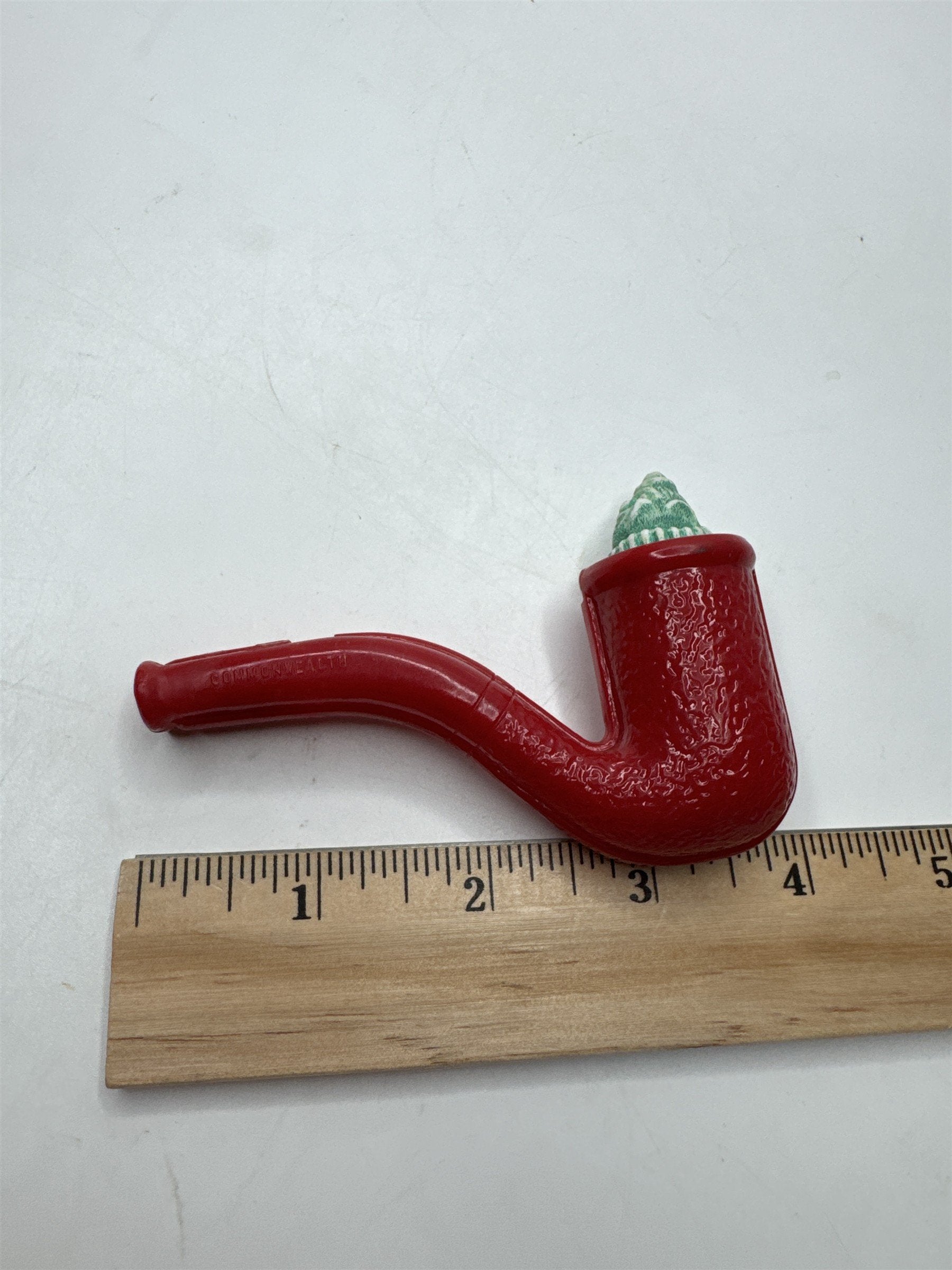 RARE Vintage Commonwealth Clown And Pipe Toy Whistle Pop-Up Clown Nostalgic Toy