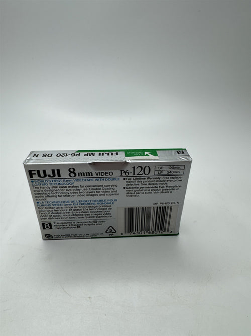 Fuji 8mm Video 120 MP Videocassette NEW NOS P6-120