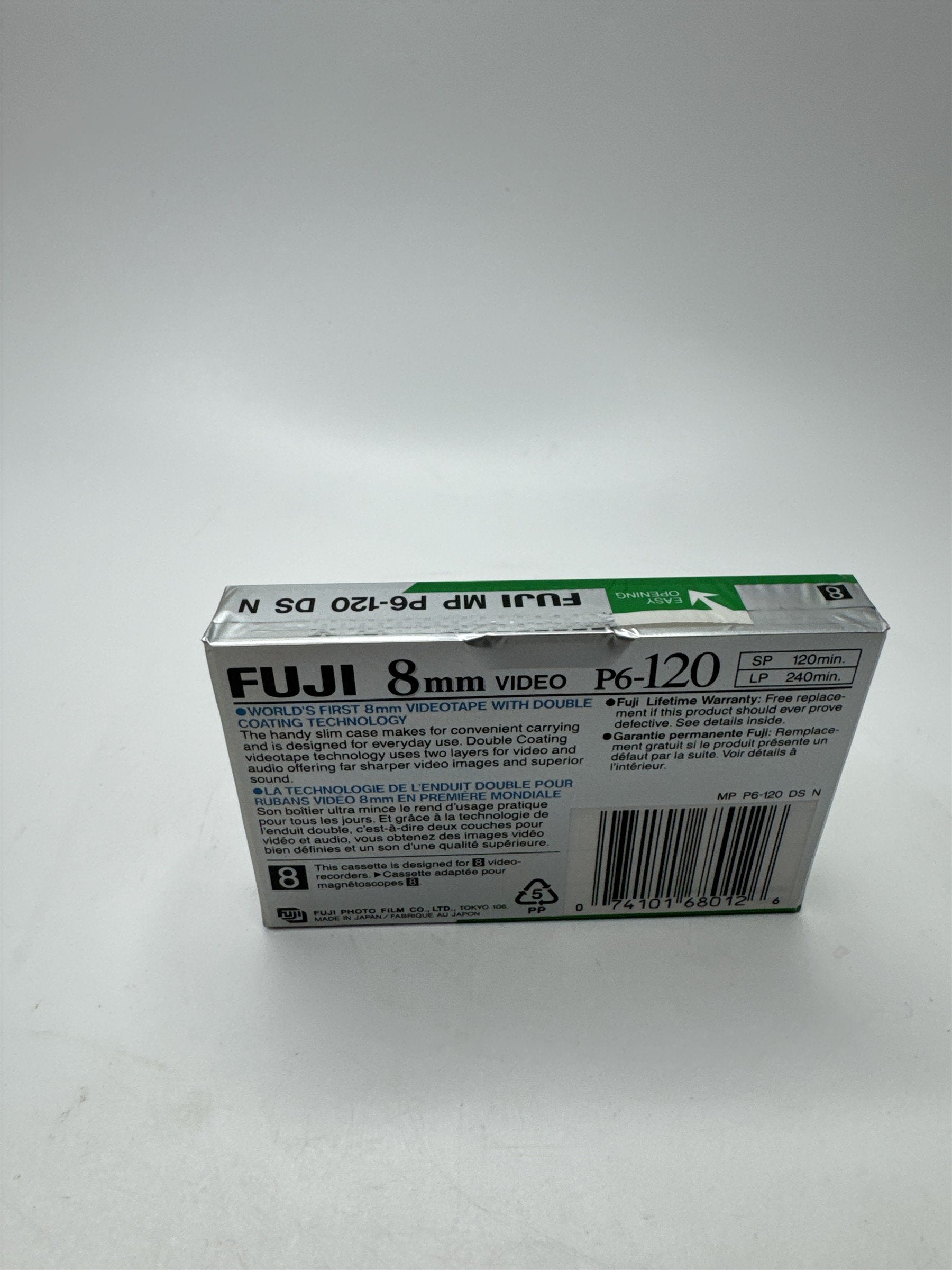 Fuji 8mm Video 120 MP Videocassette NEW NOS P6-120