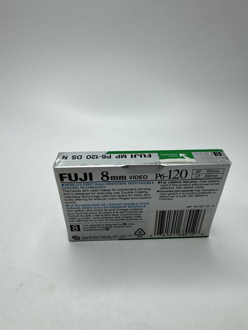 Fuji 8mm Video 120 MP Videocassette NEW NOS P6-120