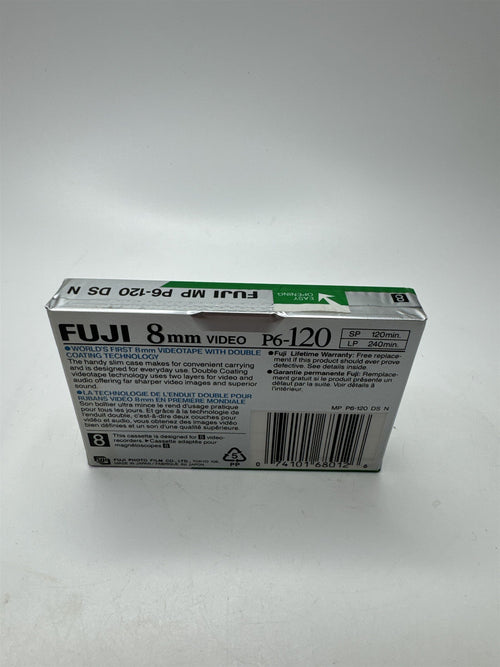 Fuji 8mm Video 120 MP Videocassette NEW NOS P6-120