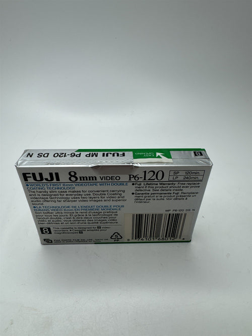 Fuji 8mm Video 120 MP Videocassette NEW NOS P6-120