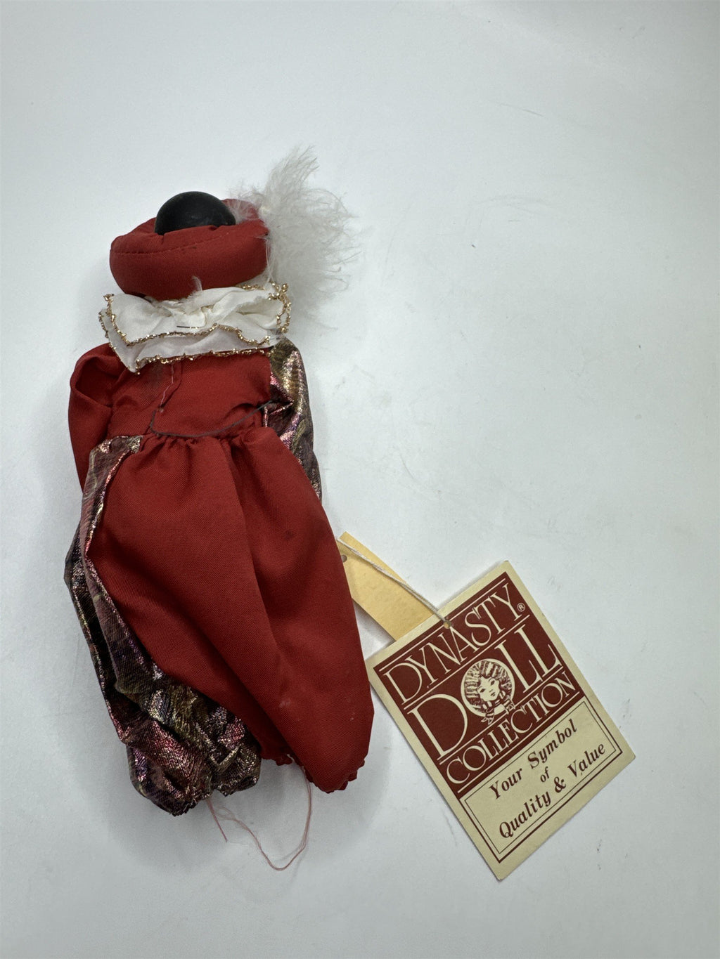 Vintage DYNASTY Dolls Tinted Bisque Porcelain Hand Painted YANCY 8" Doll