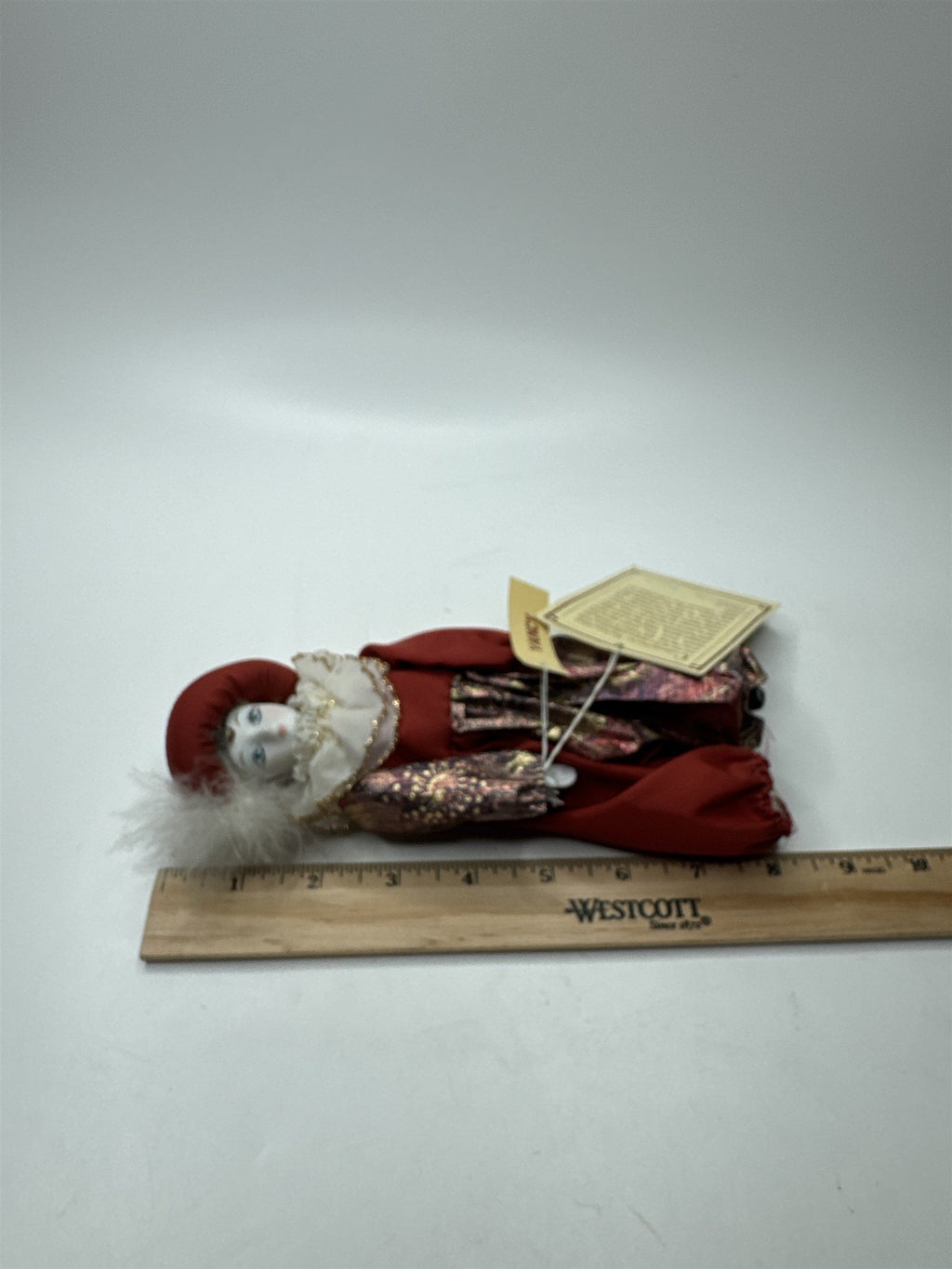 Vintage DYNASTY Dolls Tinted Bisque Porcelain Hand Painted YANCY 8" Doll