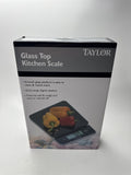Taylor Glass Top Kitchen Scale Battery-Powered Scale