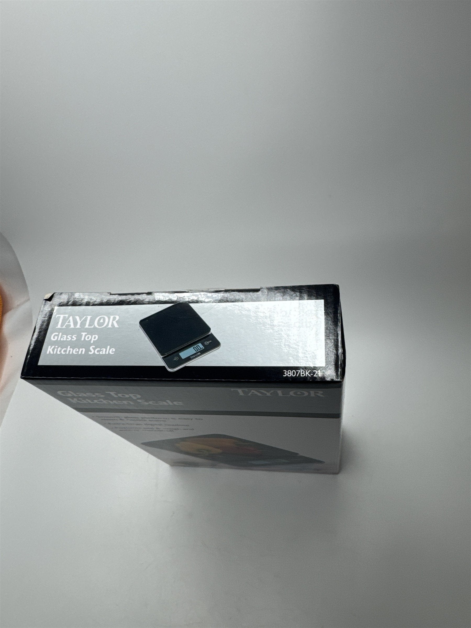 Taylor Glass Top Kitchen Scale Battery-Powered Scale