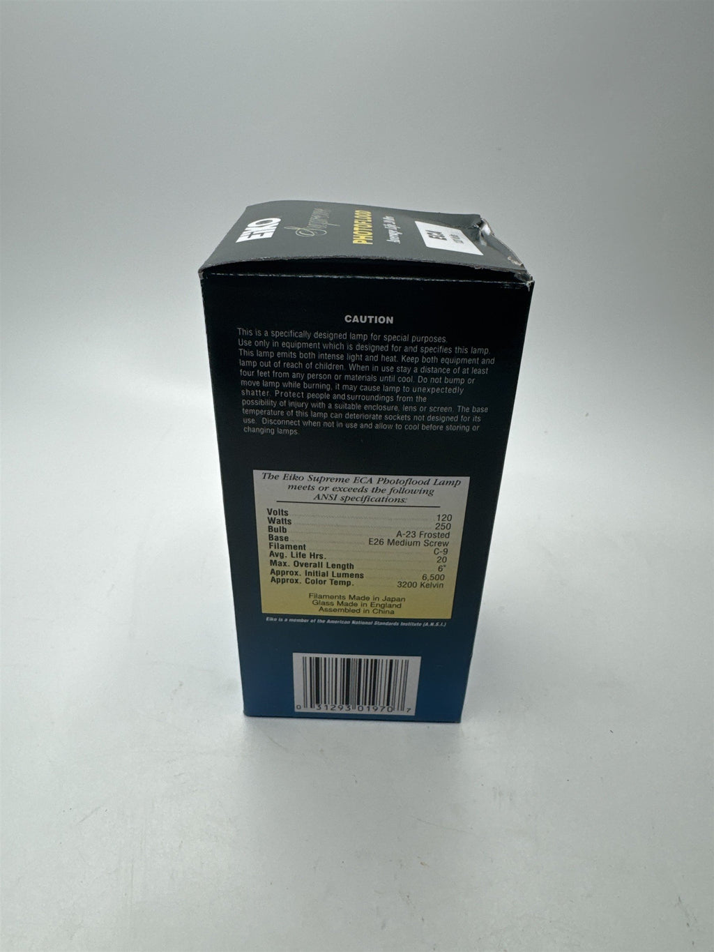 EiKO Supreme Photoflood Light Bulb ECA 120 Volts for Screenprinting