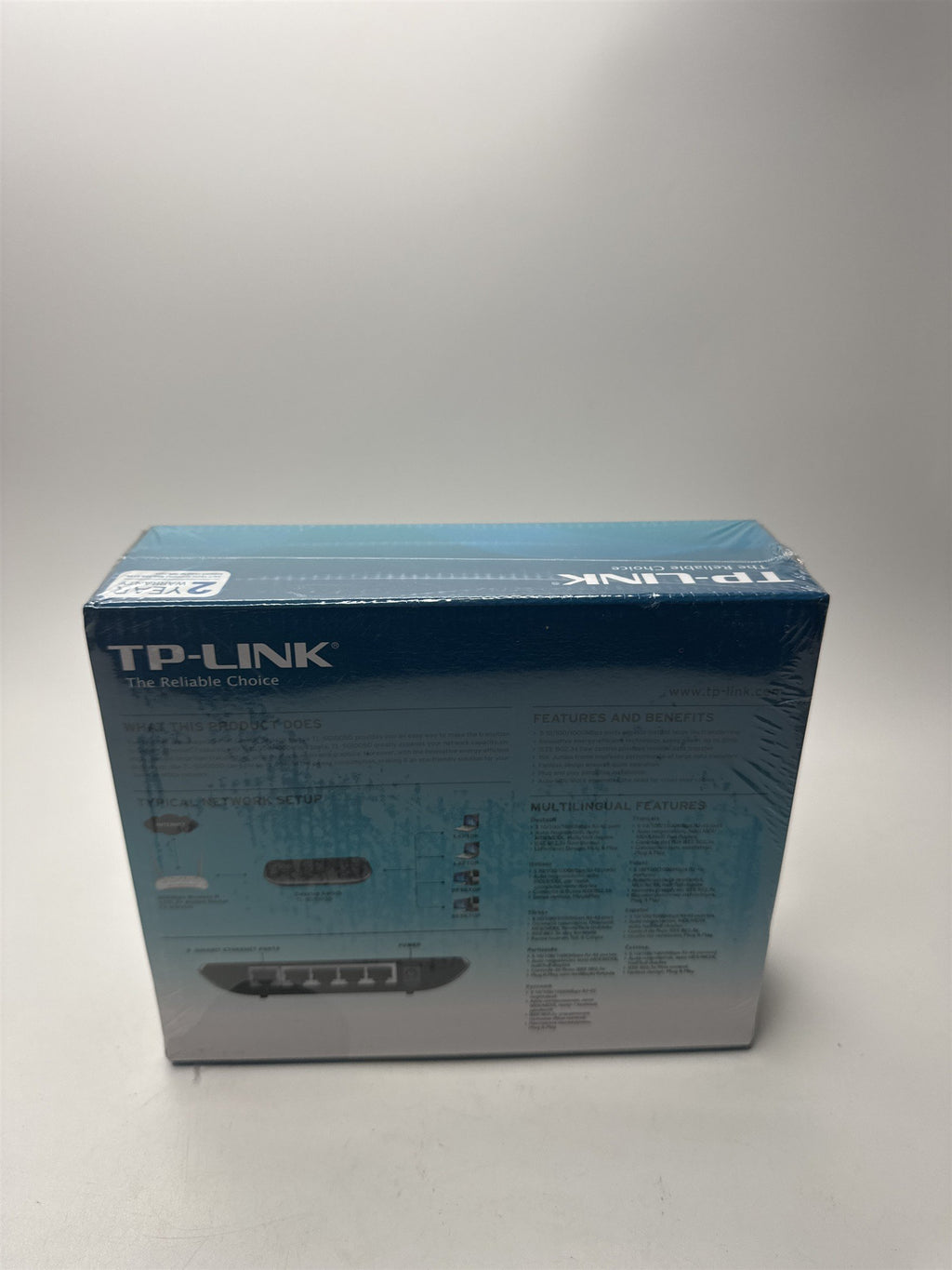 TP-LINK TL-SG1005D 5-Port Gigabit Desktop Switch