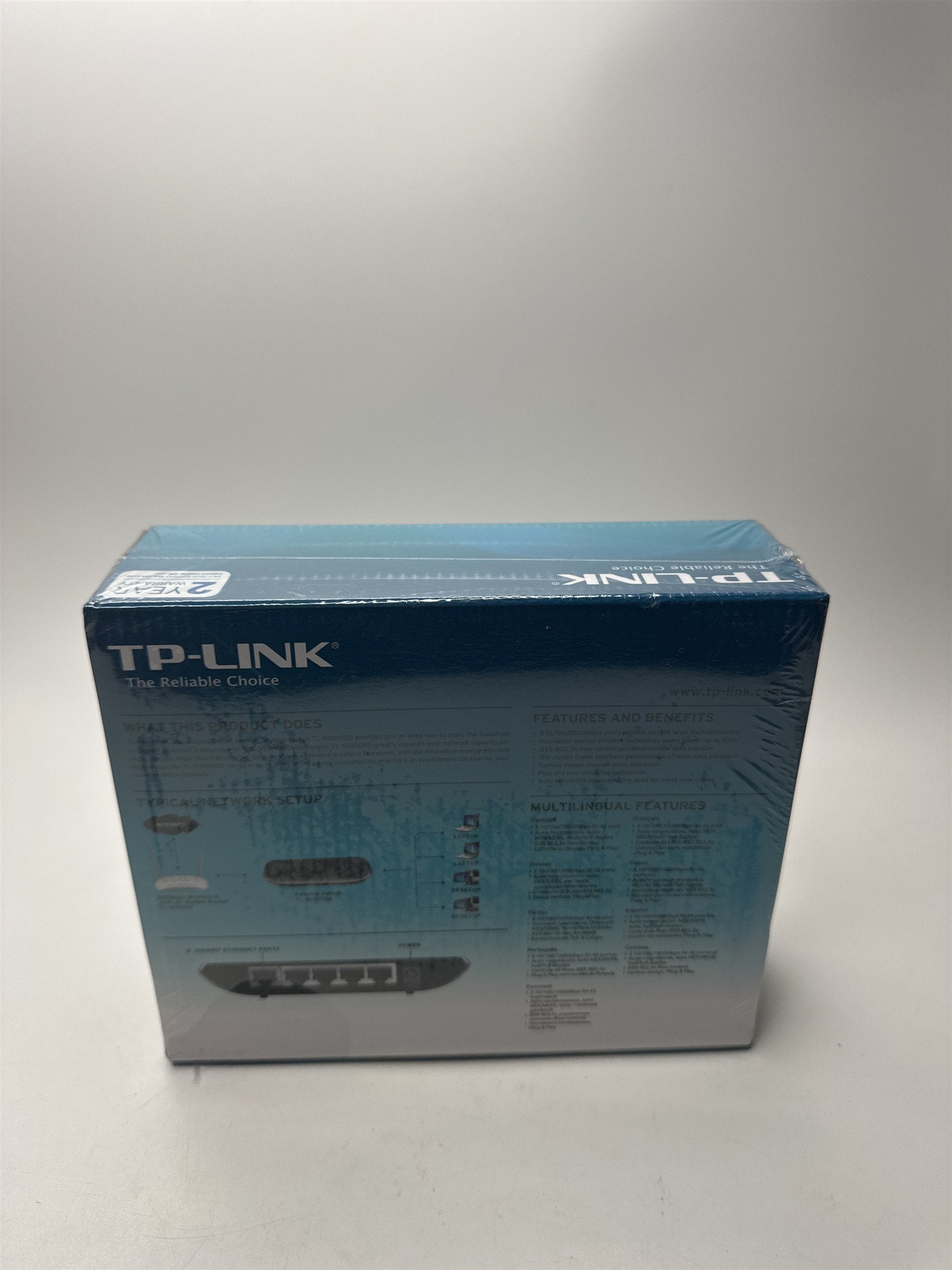 TP-LINK TL-SG1005D 5-Port Gigabit Desktop Switch