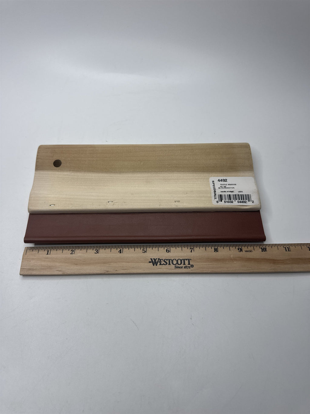 Speedball 10" Textile Squeegee for Screen Printing Durometer