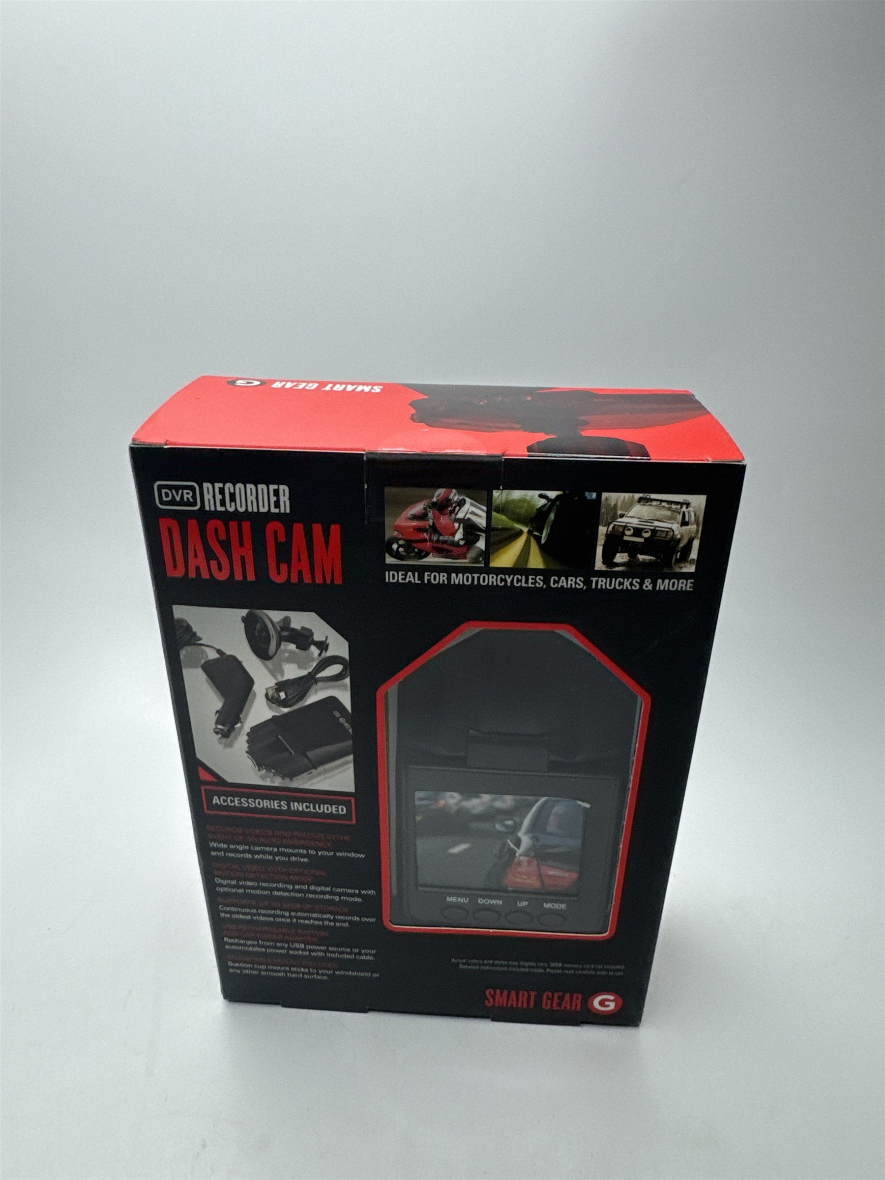 SmartGear DVR Recorder Dash Cam for Automobiles Includes 4GB Memory Card