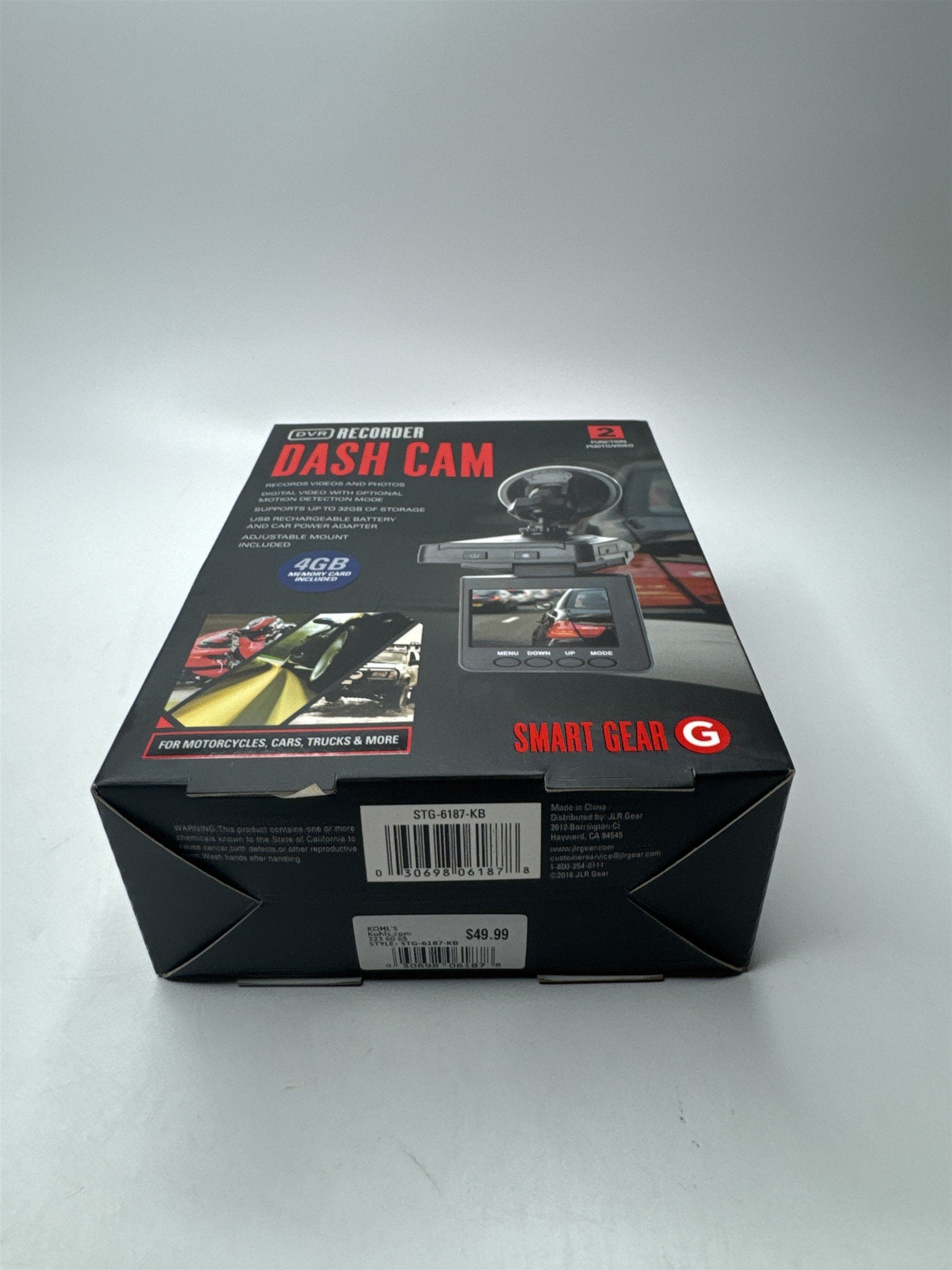 SmartGear DVR Recorder Dash Cam for Automobiles Includes 4GB Memory Card