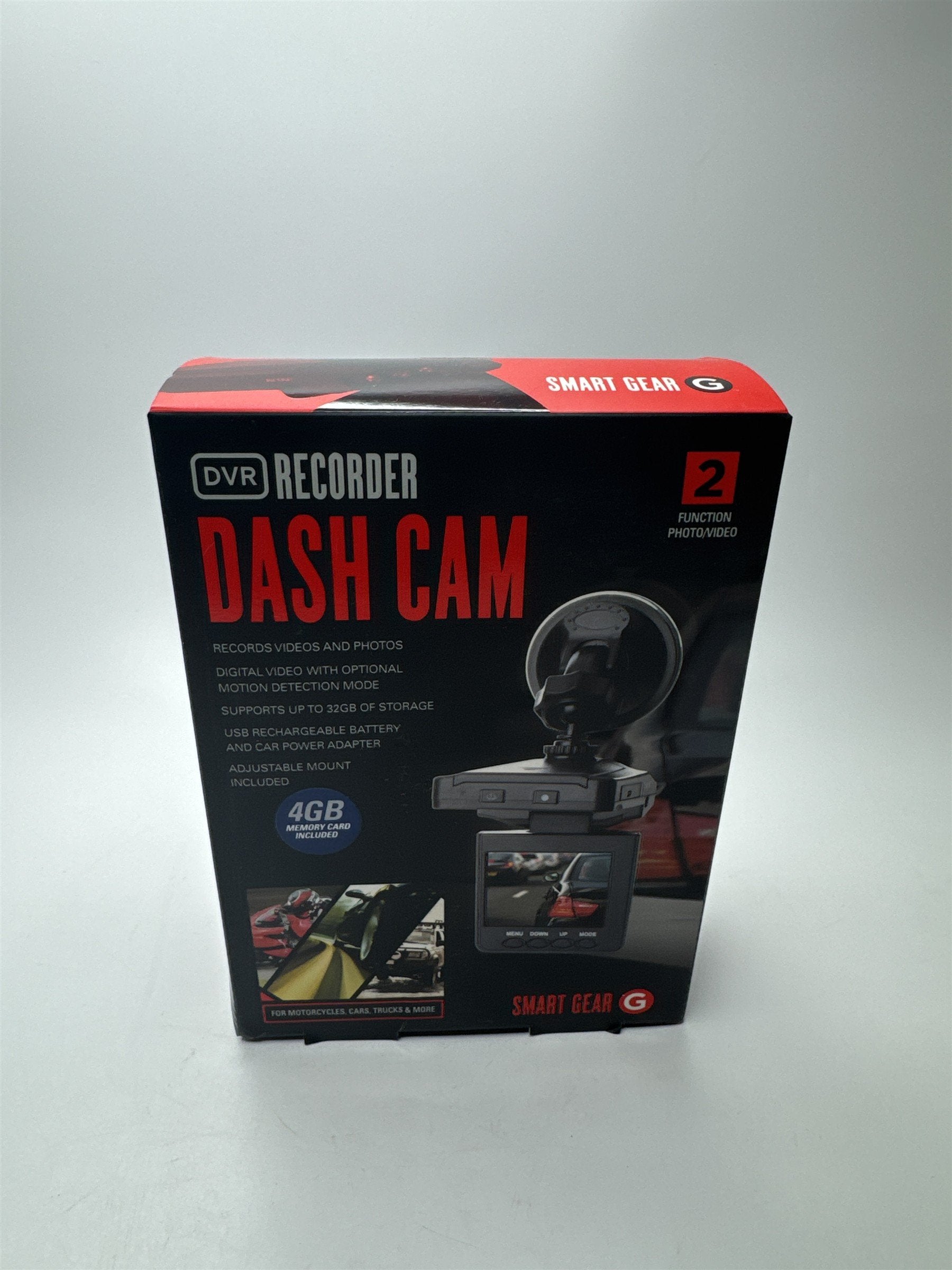 SmartGear DVR Recorder Dash Cam for Automobiles Includes 4GB Memory Card