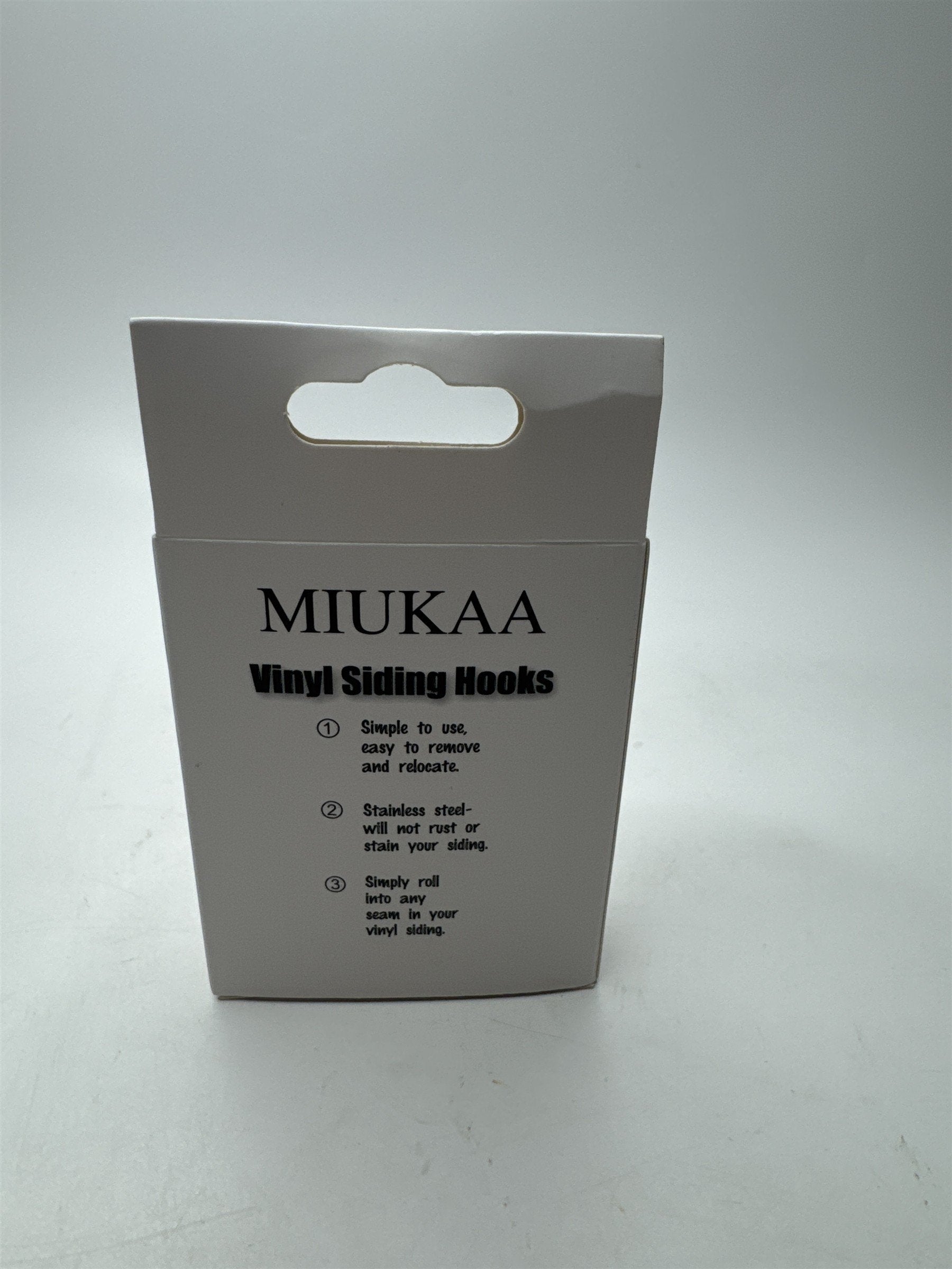 Set of 4 Vinyl Siding Home Decor Holder Hooks by Miukaa