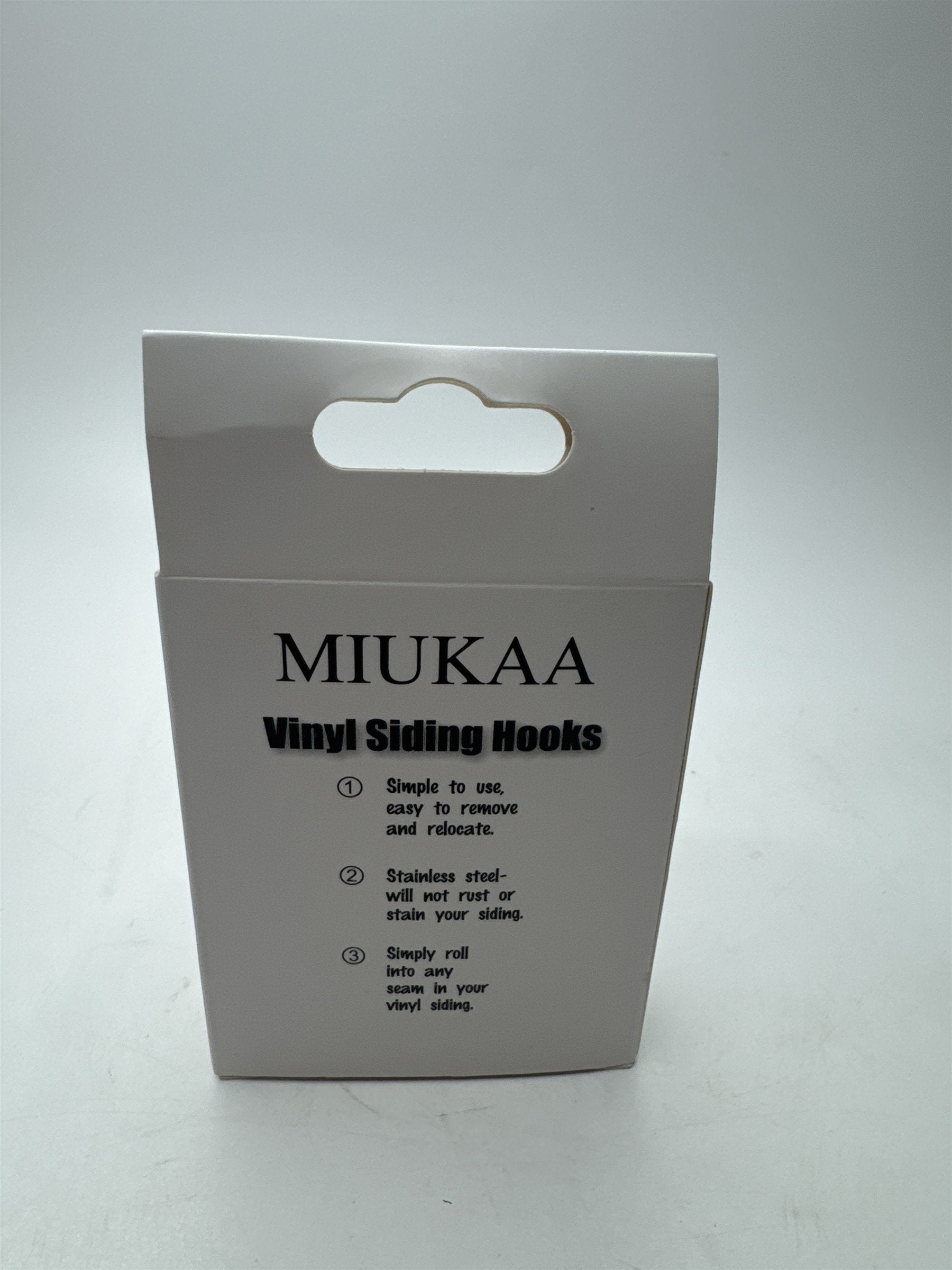 Set of 4 Vinyl Siding Home Decor Holder Hooks by Miukaa