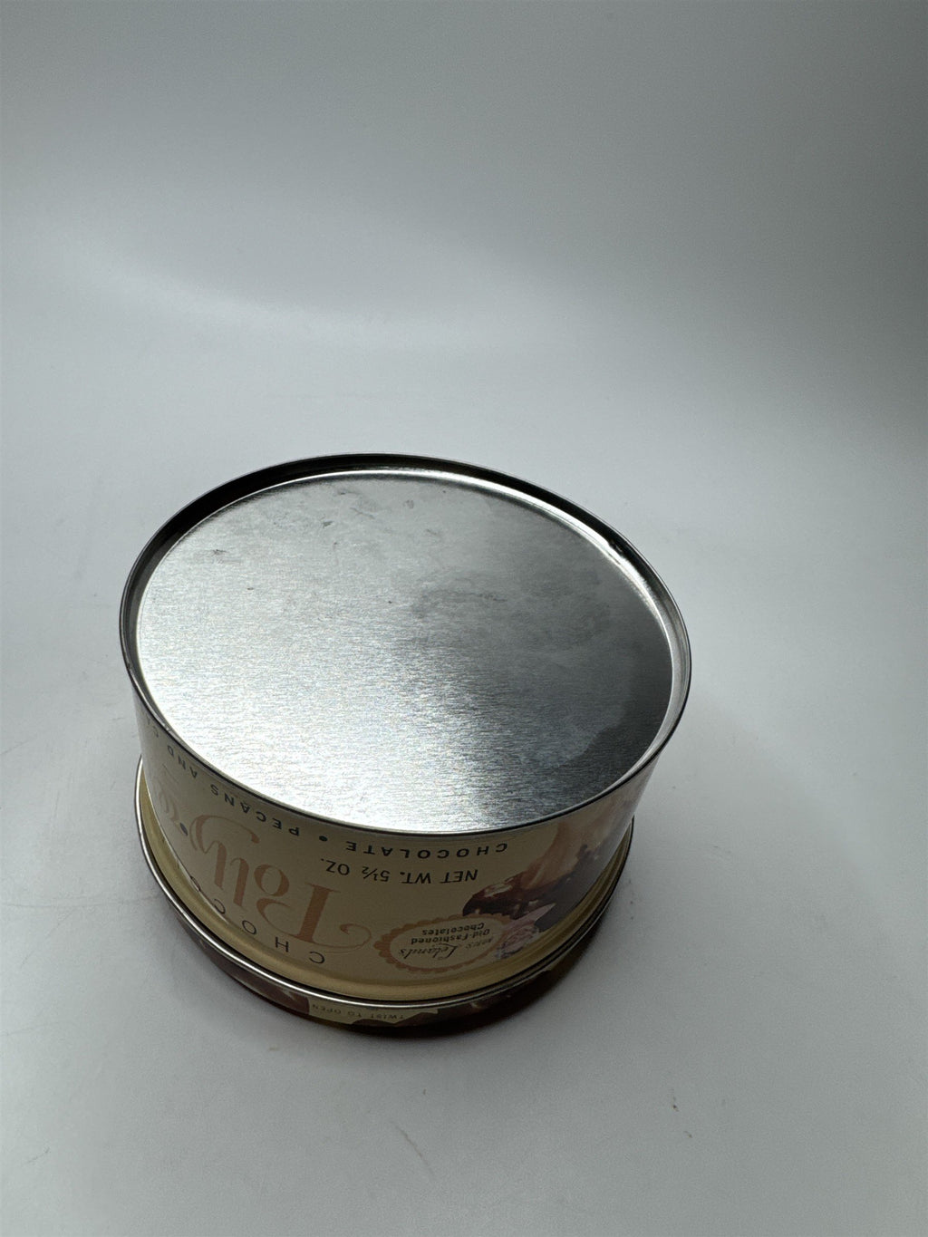 Mrs. Leland's Old Fashioned Chocolates Chocolate Pollywogs Empty Tin Chicago IL