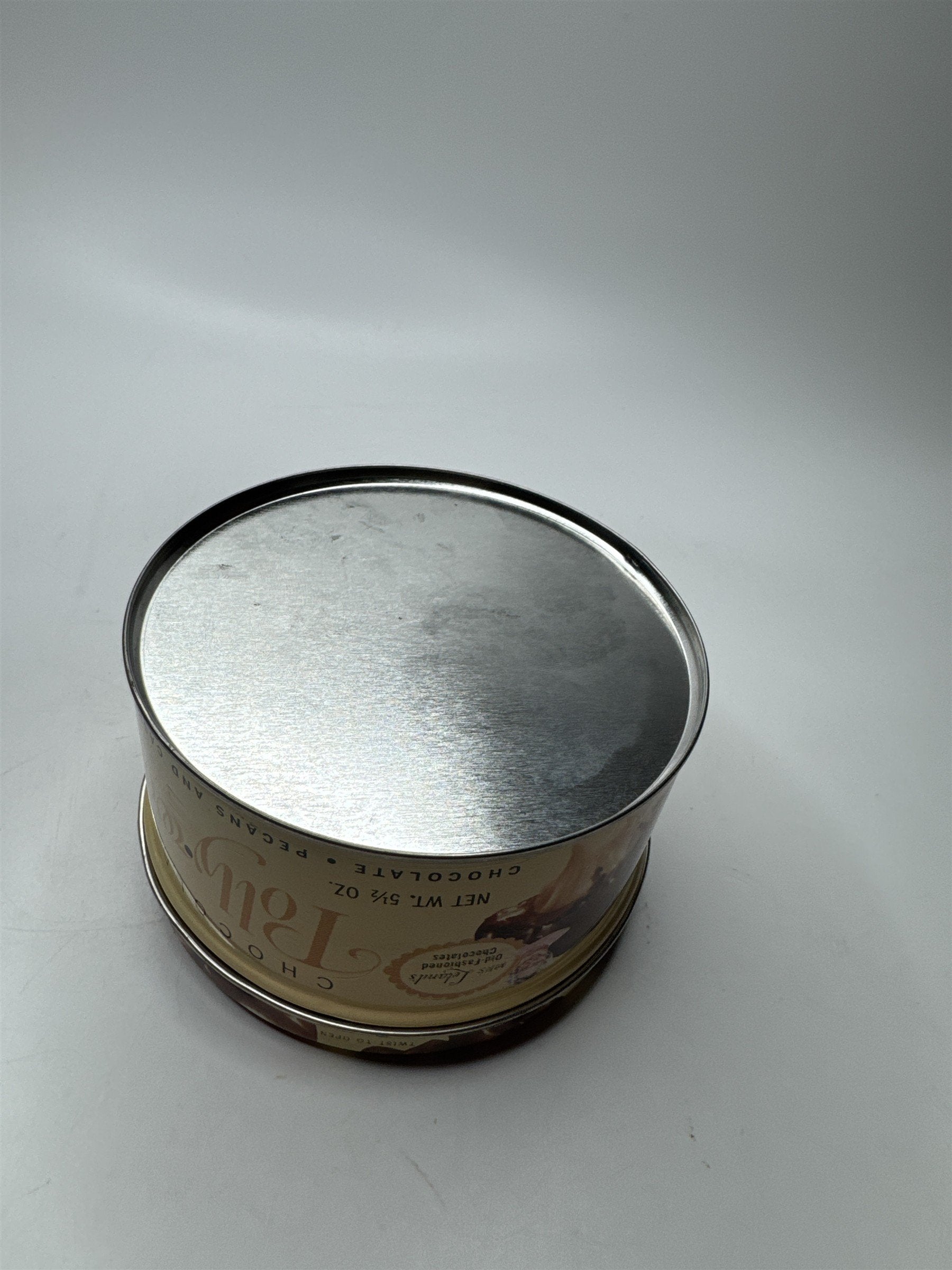 Mrs. Leland's Old Fashioned Chocolates Chocolate Pollywogs Empty Tin Chicago IL