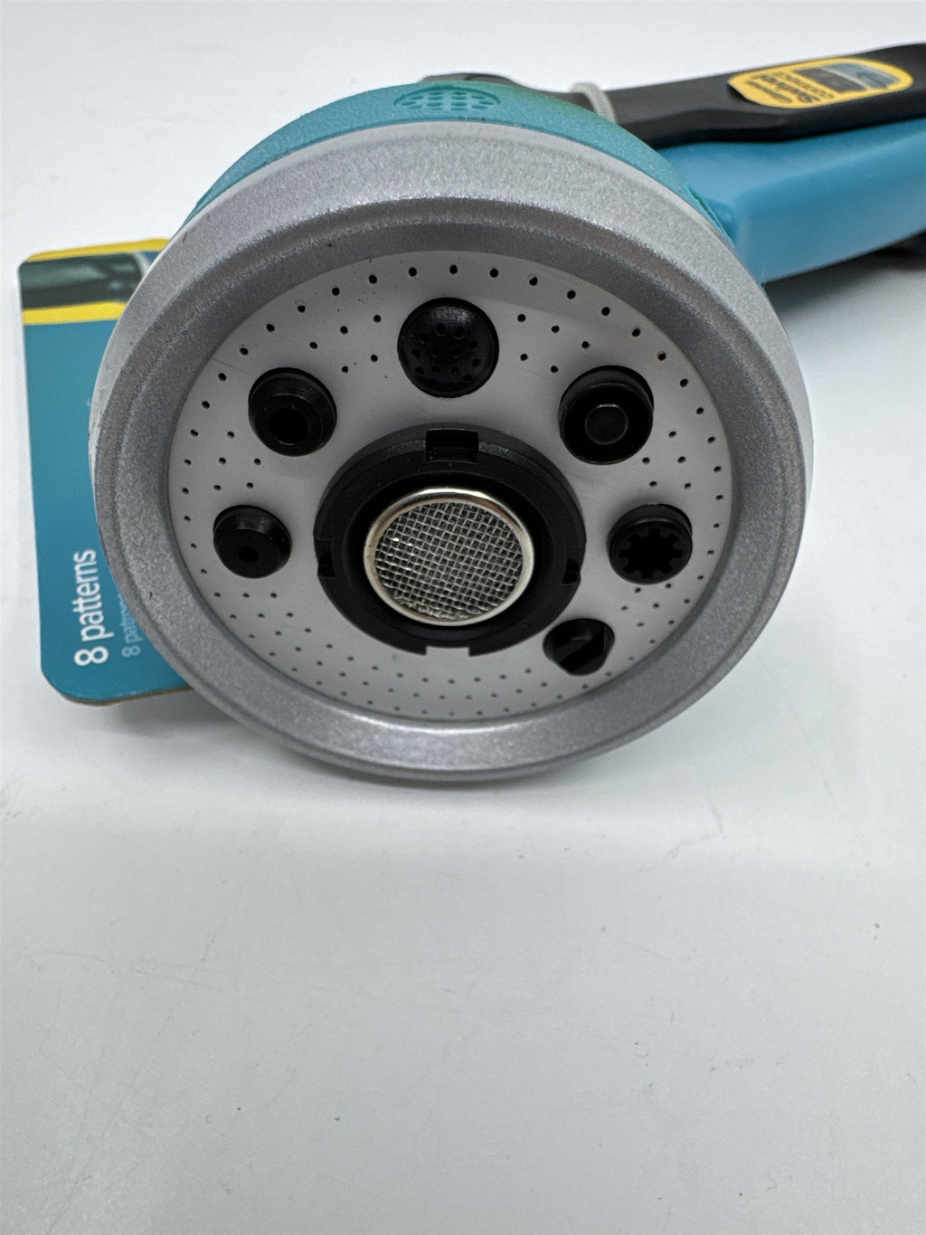 Gilmore Heavy Duty Swivel Connect Blue/Black Water Hose Nozzle W/ 8 Patterns