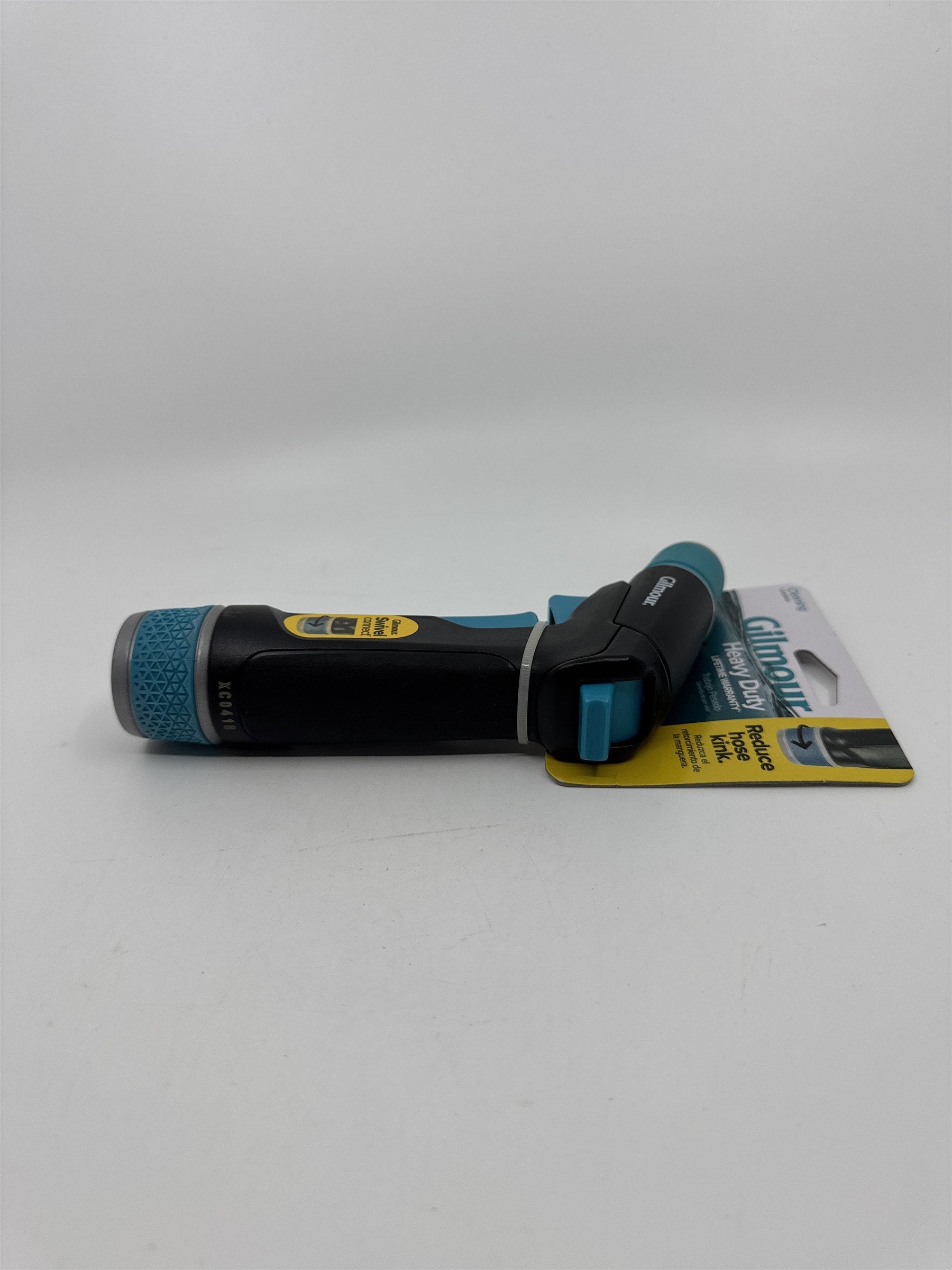 Gilmore Heavy Duty Swivel Connect Blue/Black Cleaning Water Hose Head/Nozzle