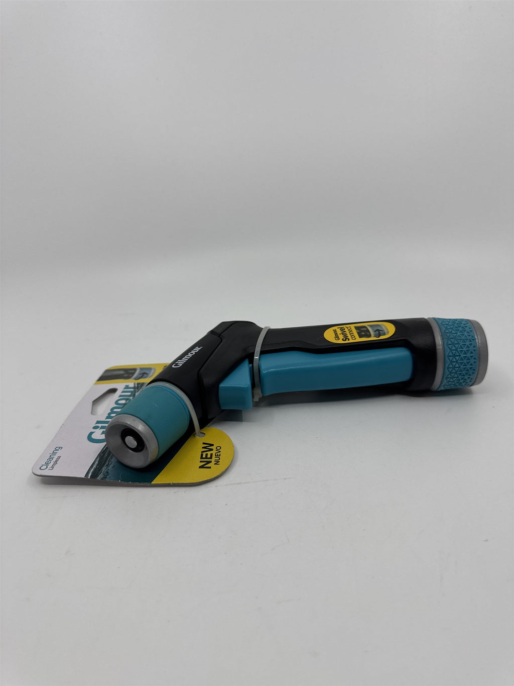 Gilmore Heavy Duty Swivel Connect Blue/Black Cleaning Water Hose Head/Nozzle