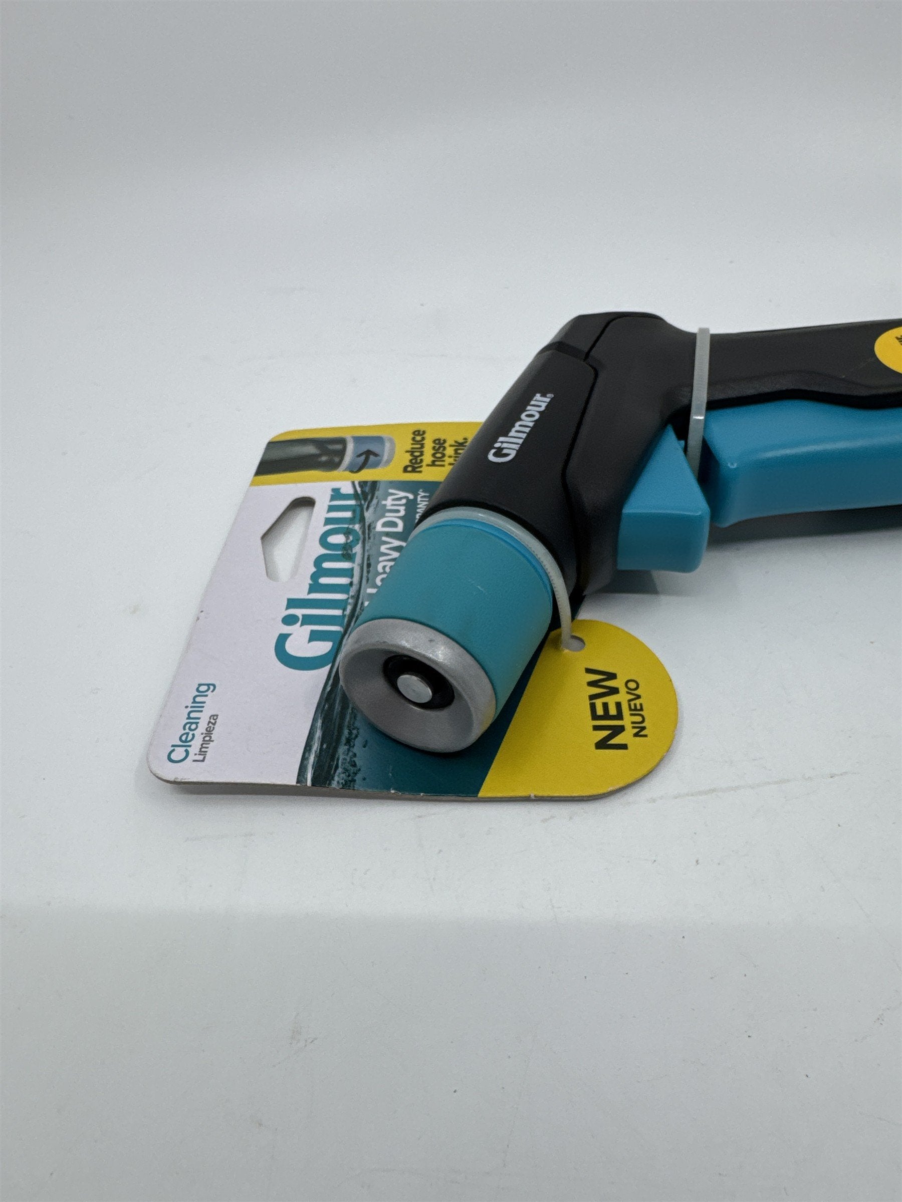Gilmore Heavy Duty Swivel Connect Blue/Black Cleaning Water Hose Head/Nozzle