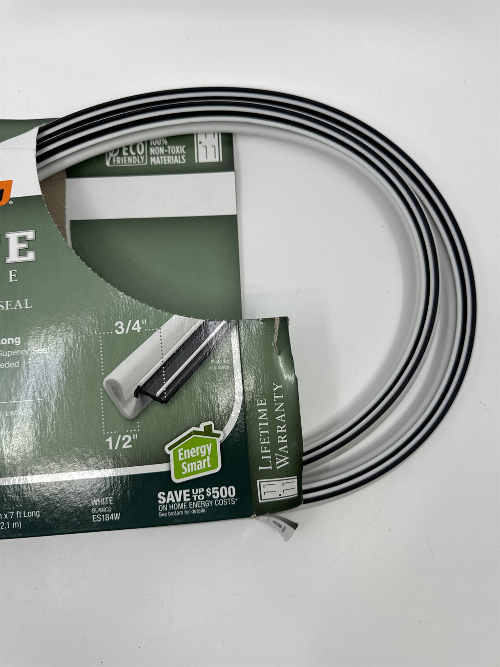 Frost King Elite Choice Door Weatherseal Replacement 1/2" x 3/4" x 7ft. Long
