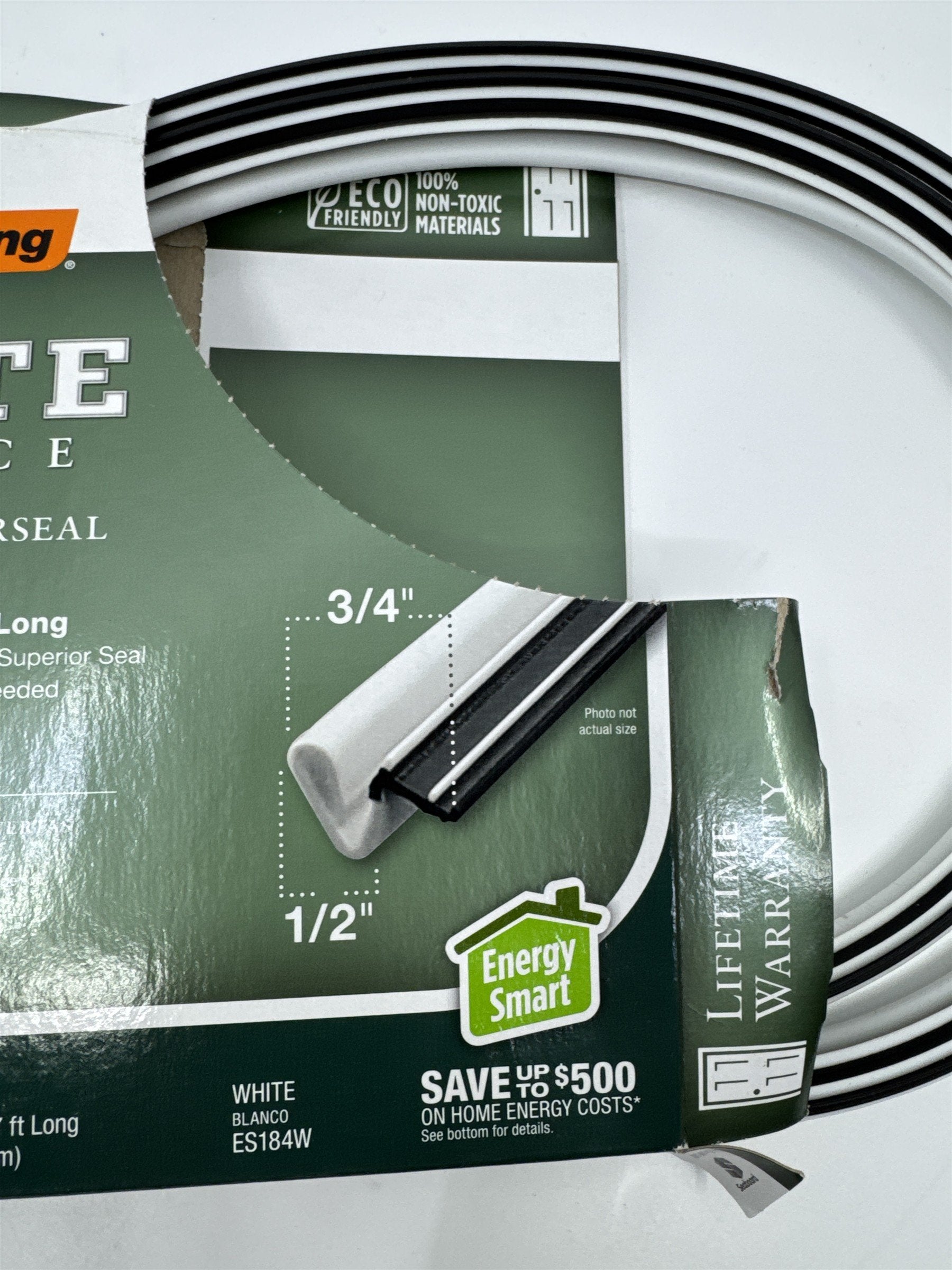Frost King Elite Choice Door Weatherseal Replacement 1/2" x 3/4" x 7ft. Long