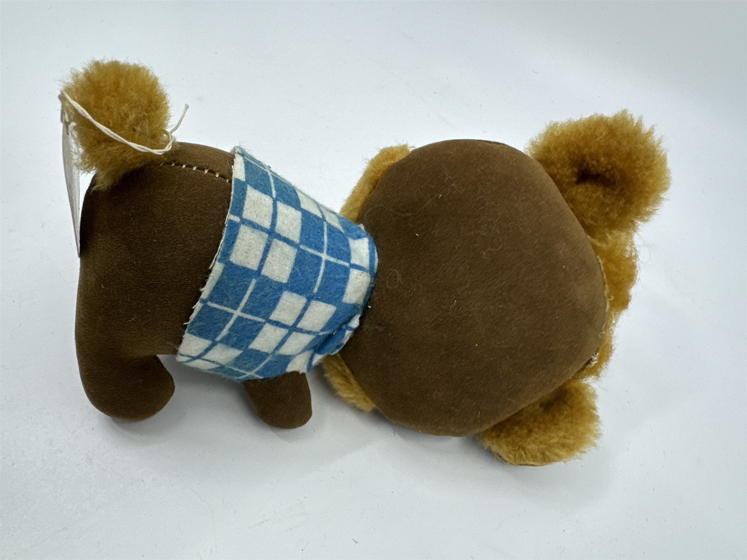 Vintage Mouse/Hamster with Blue Vest Sawdust Filled Excelsior KAPOK Amico Import