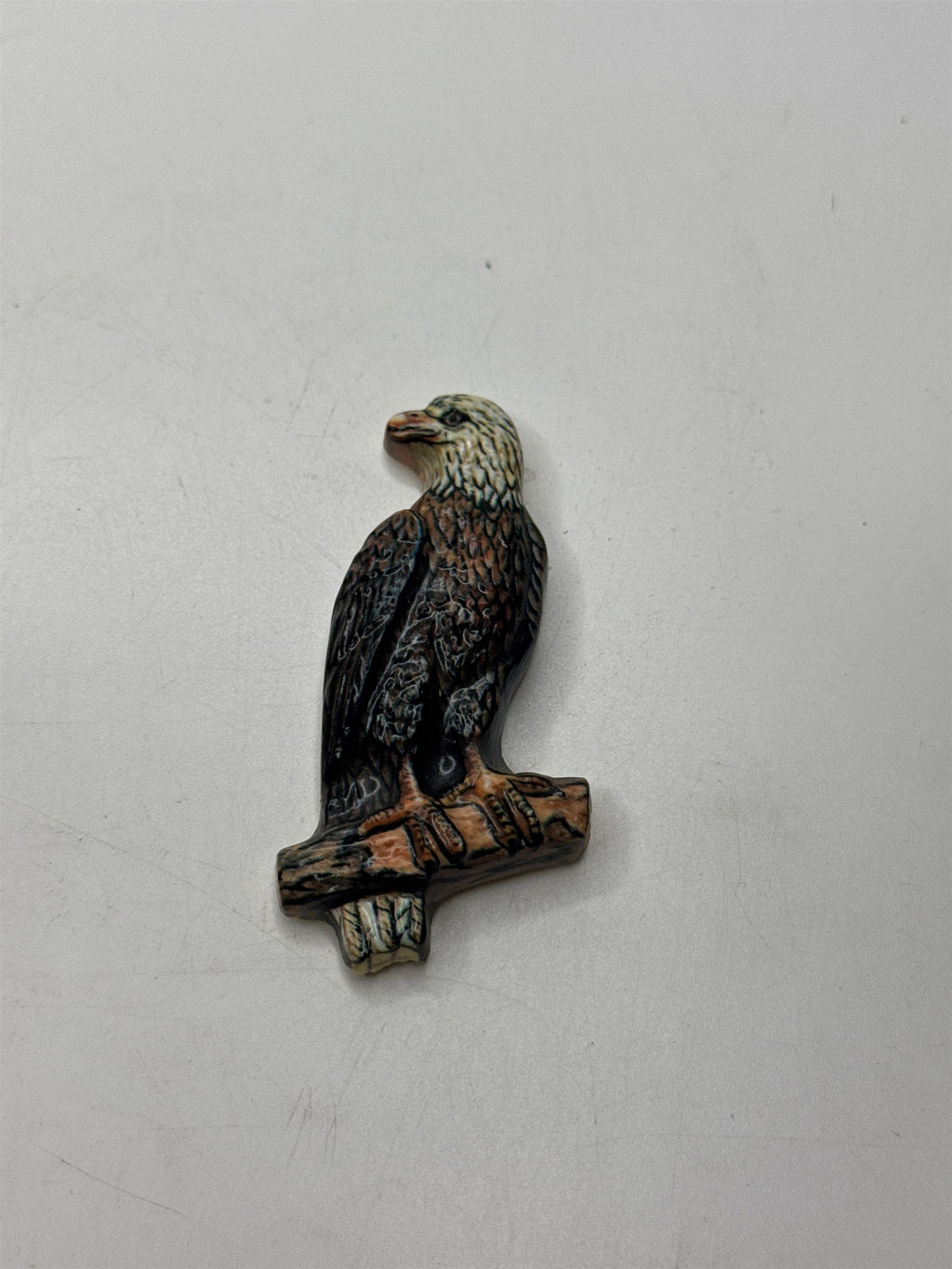 Vintage American Bald Eagle on Branch Refrigerator Magnet