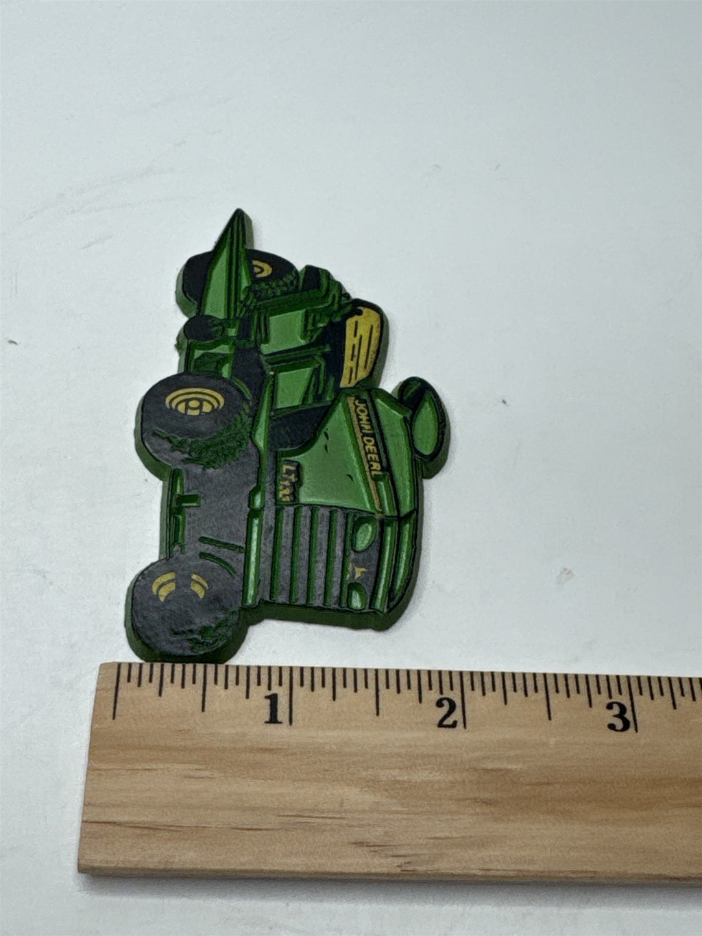 Vintage John Deer LT133 Grass Cutting Tractor Green Refrigerator Magnet