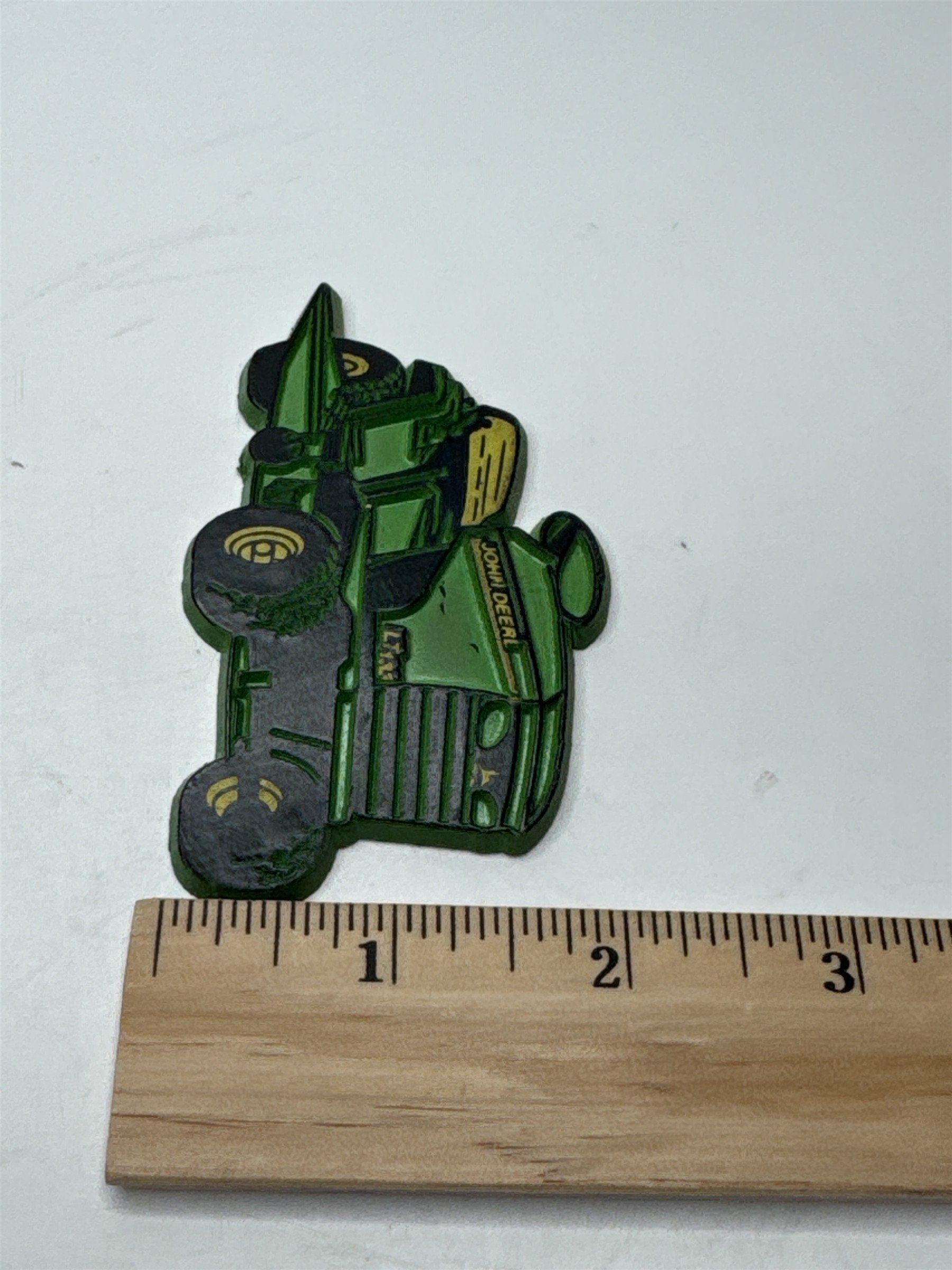 Vintage John Deer LT133 Grass Cutting Tractor Green Refrigerator Magnet