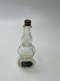 Vintage Gardenia Lander Perfume Bottle Ornate Apothecary Glass Jar