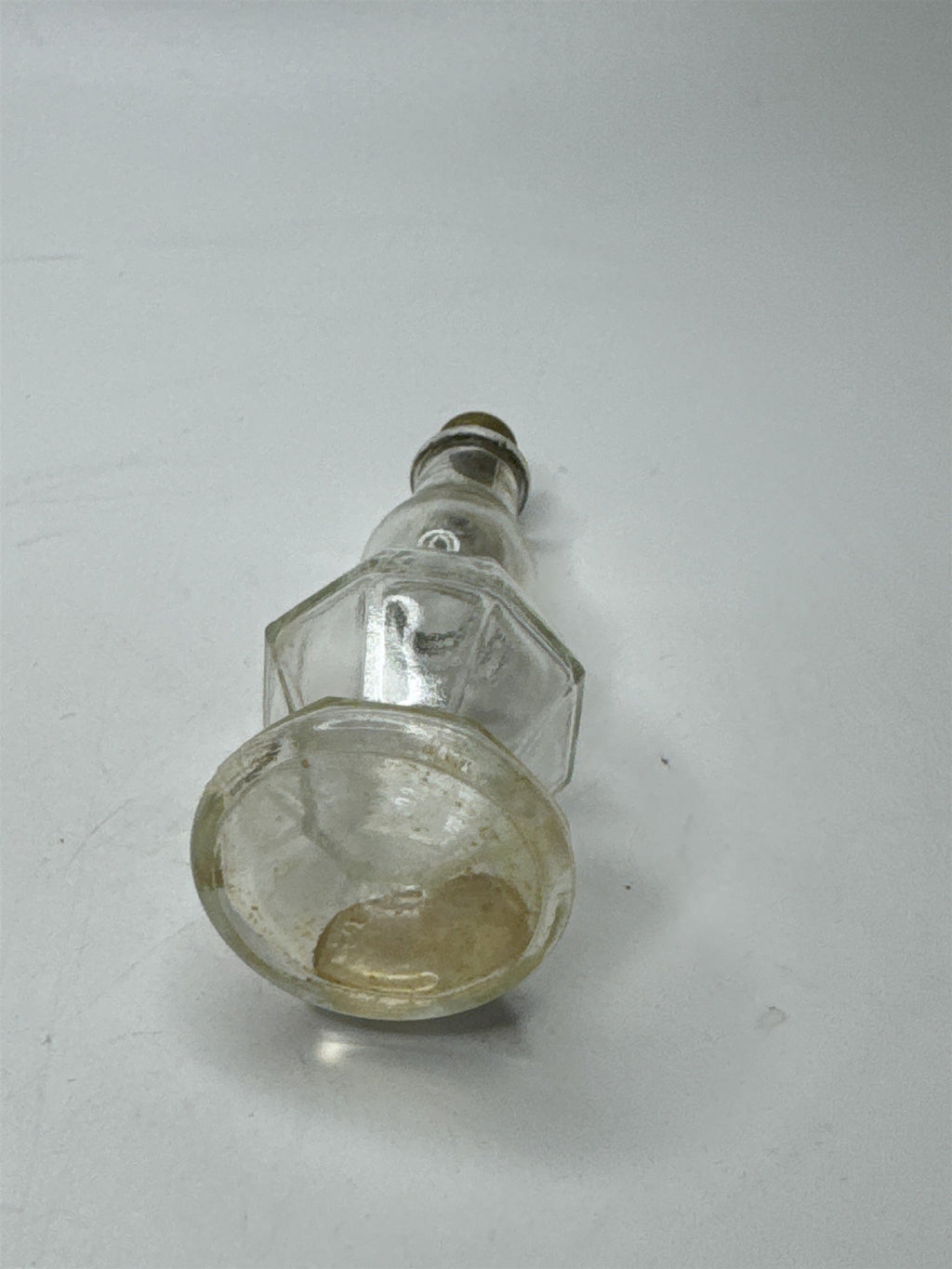Vintage Gardenia Lander Perfume Bottle Ornate Apothecary Glass Jar