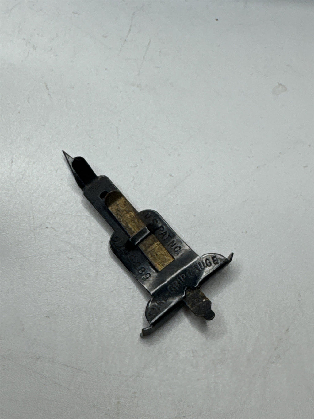 Megill's Patent Adjustable Spring Tongue Gauge Pins (Only 1)