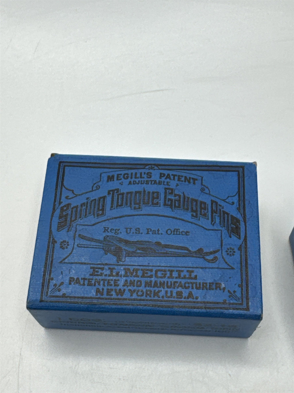 Megill's Patent Adjustable Spring Tongue Gauge Pins (Only 1)