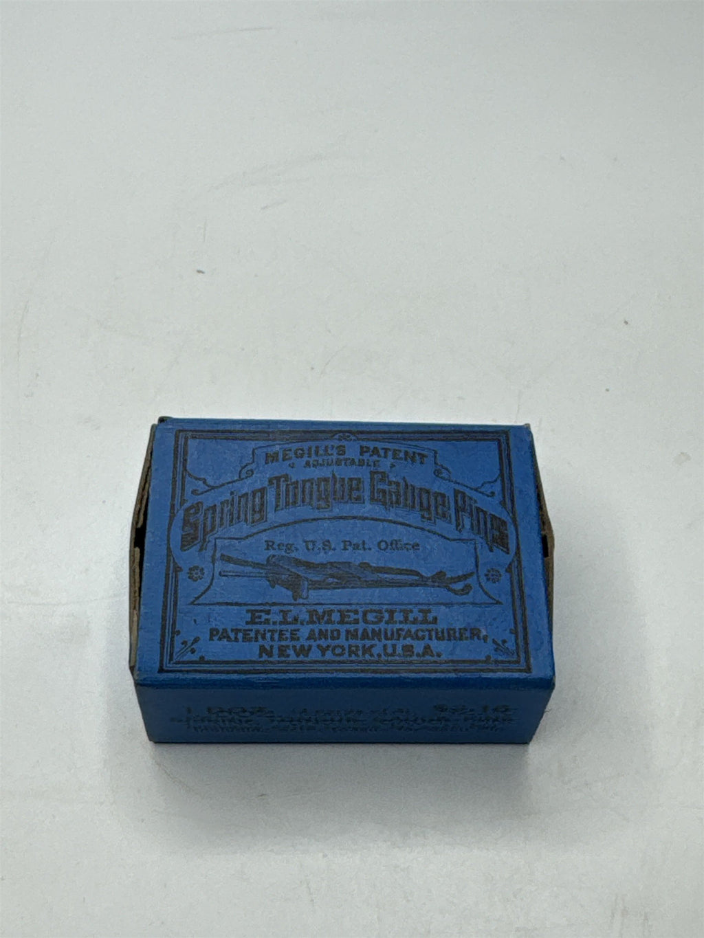 Megill's Patent Adjustable Spring Tongue Gauge Pins (Only 1)