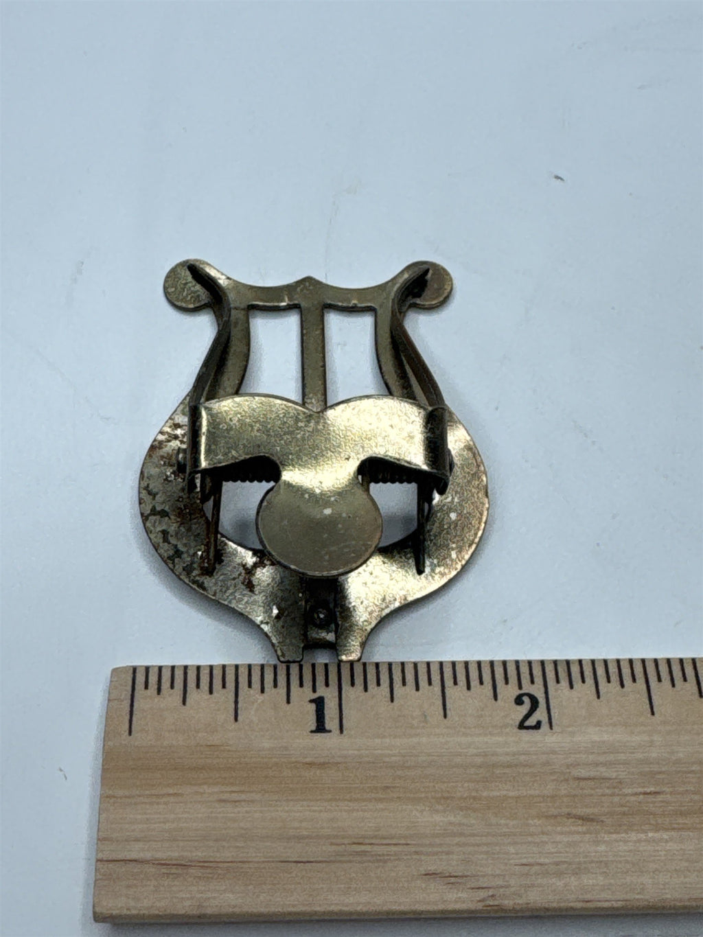 Vintage Brass Sheet Music Holder Attachment Lyre 1950s Music Accessory
