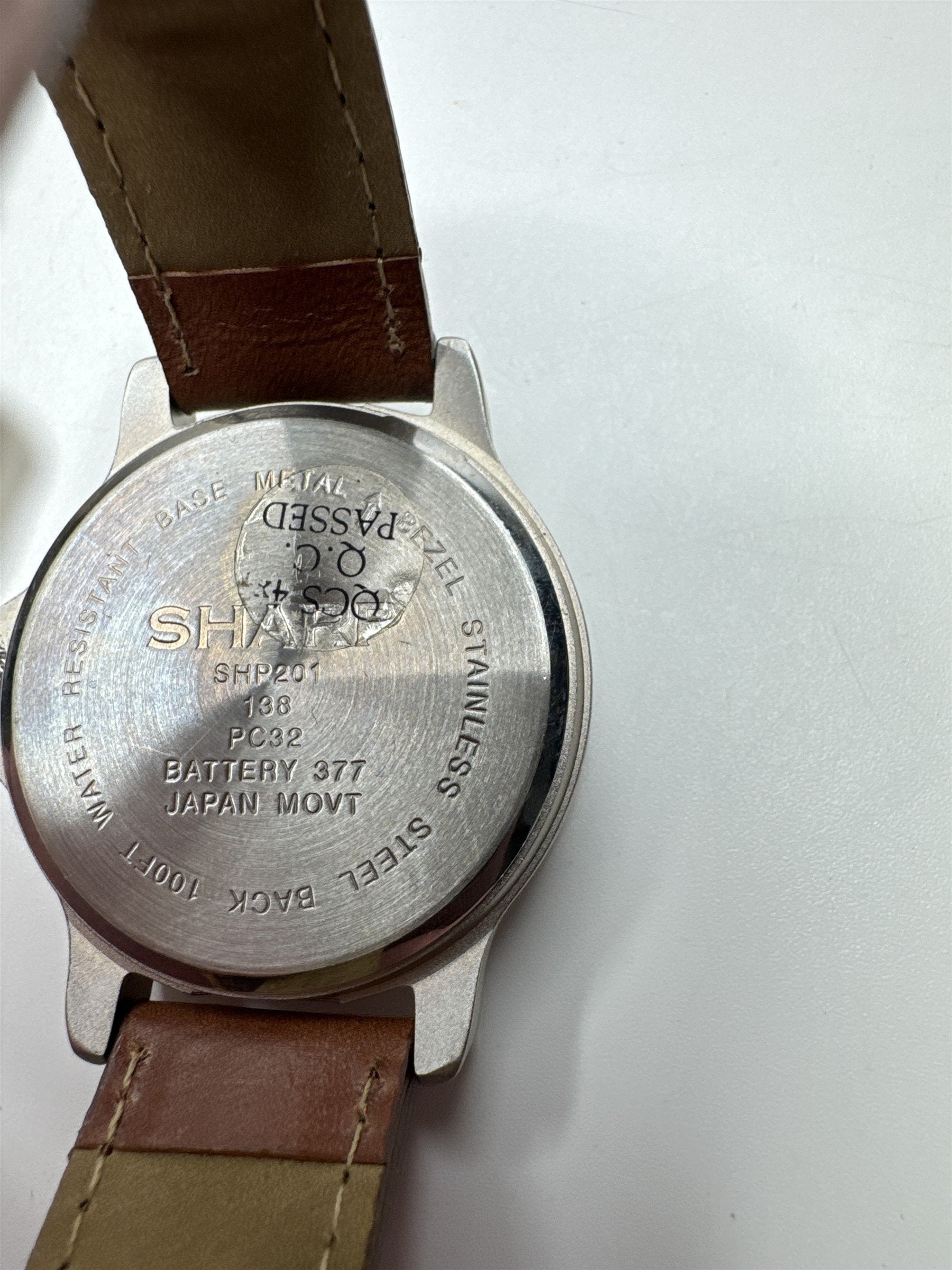 SHARP SHP201 Nylon Band Quartz Analog Women's Watch