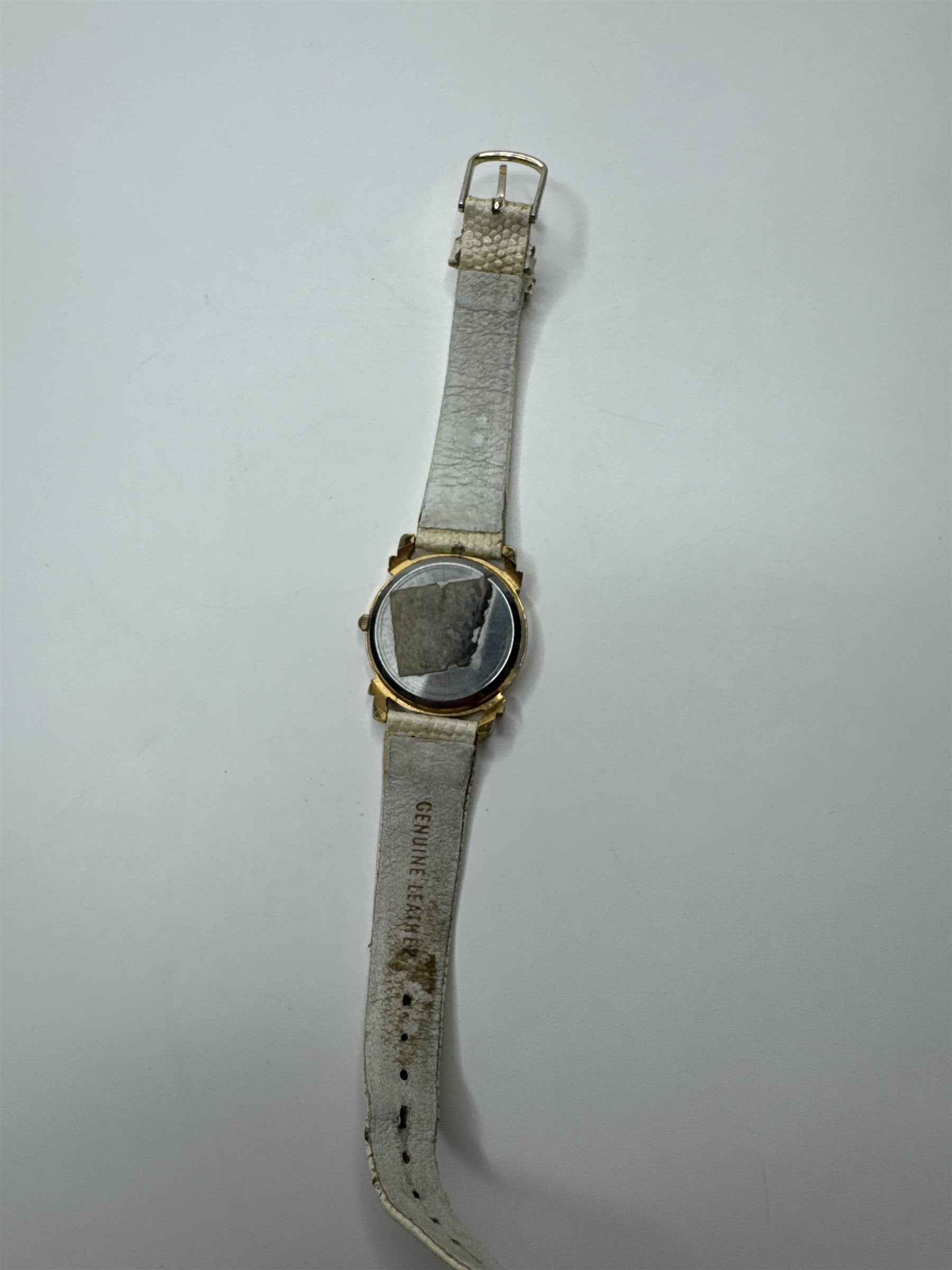 Womens Vienna Shell Face Wristwatch (Needs New Band) Distressed Vintage