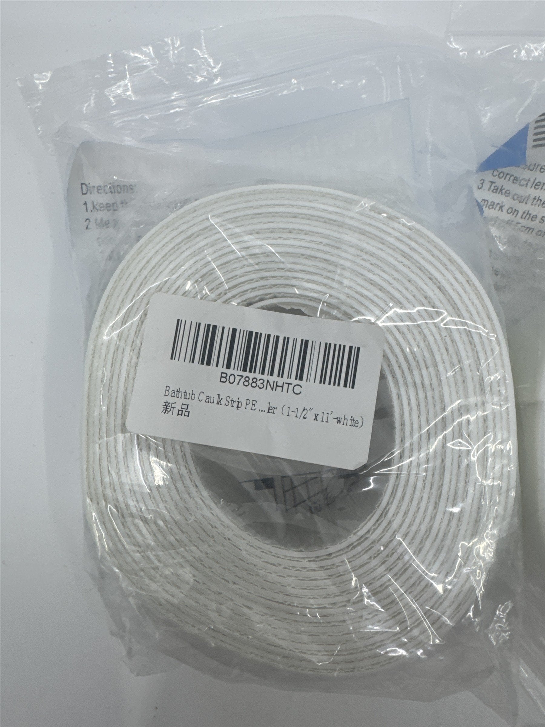 Set Of Three Newsheep Caulk Strips 38 MM 3.35 MM Wall, Counter and Tub Strips