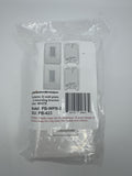 PowerBridge Pack of 2 White Wall Plates and 2 Mounting Brackets