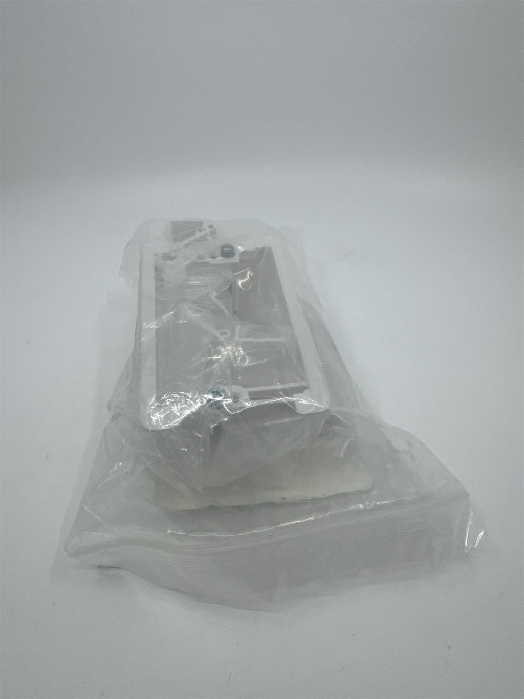 PowerBridge Pack of 2 White Wall Plates and 2 Mounting Brackets