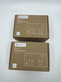 Set of Two Etekcity Wall Mount Power Surge Protectors 2 AC-2 USB Model EW1-22USA