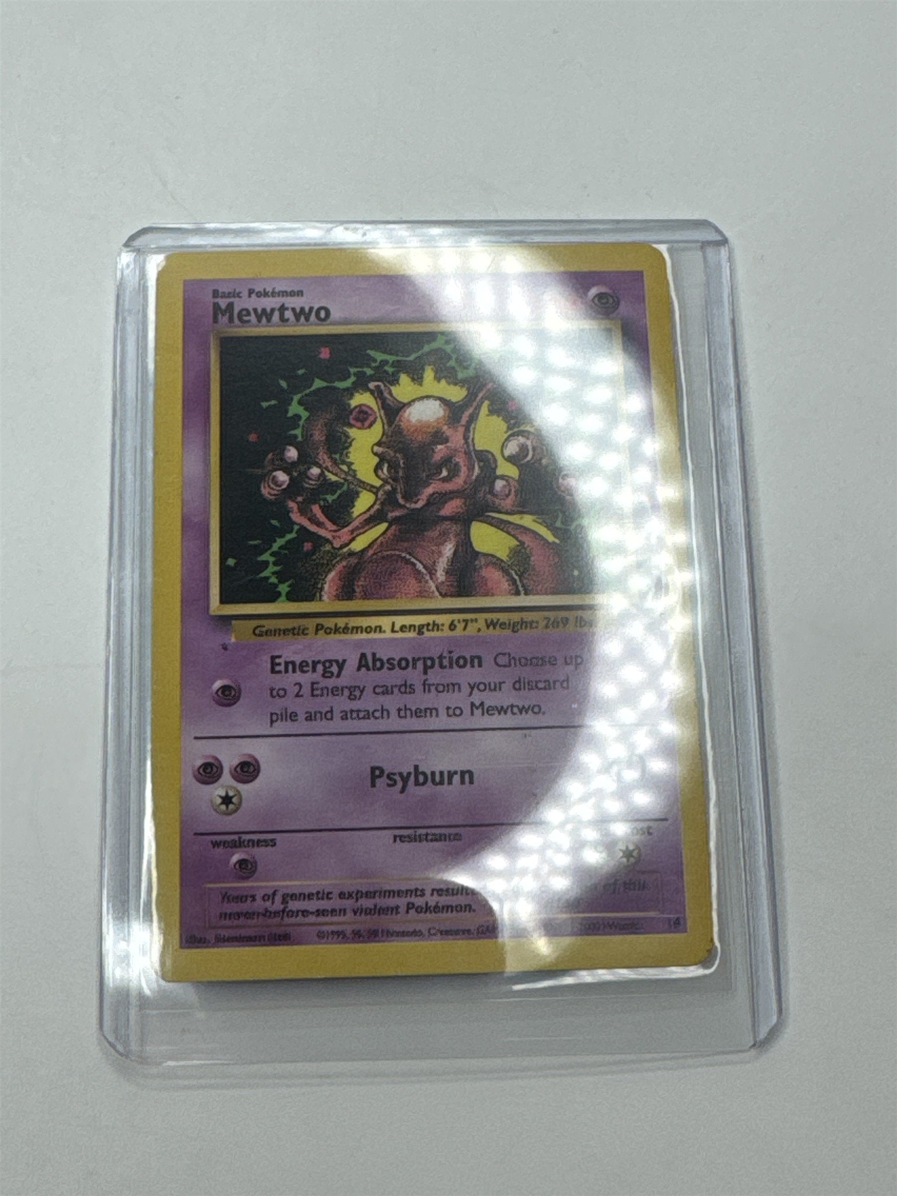 Pokemon Card - Mewtwo Black Star Promo #14 Non Holo