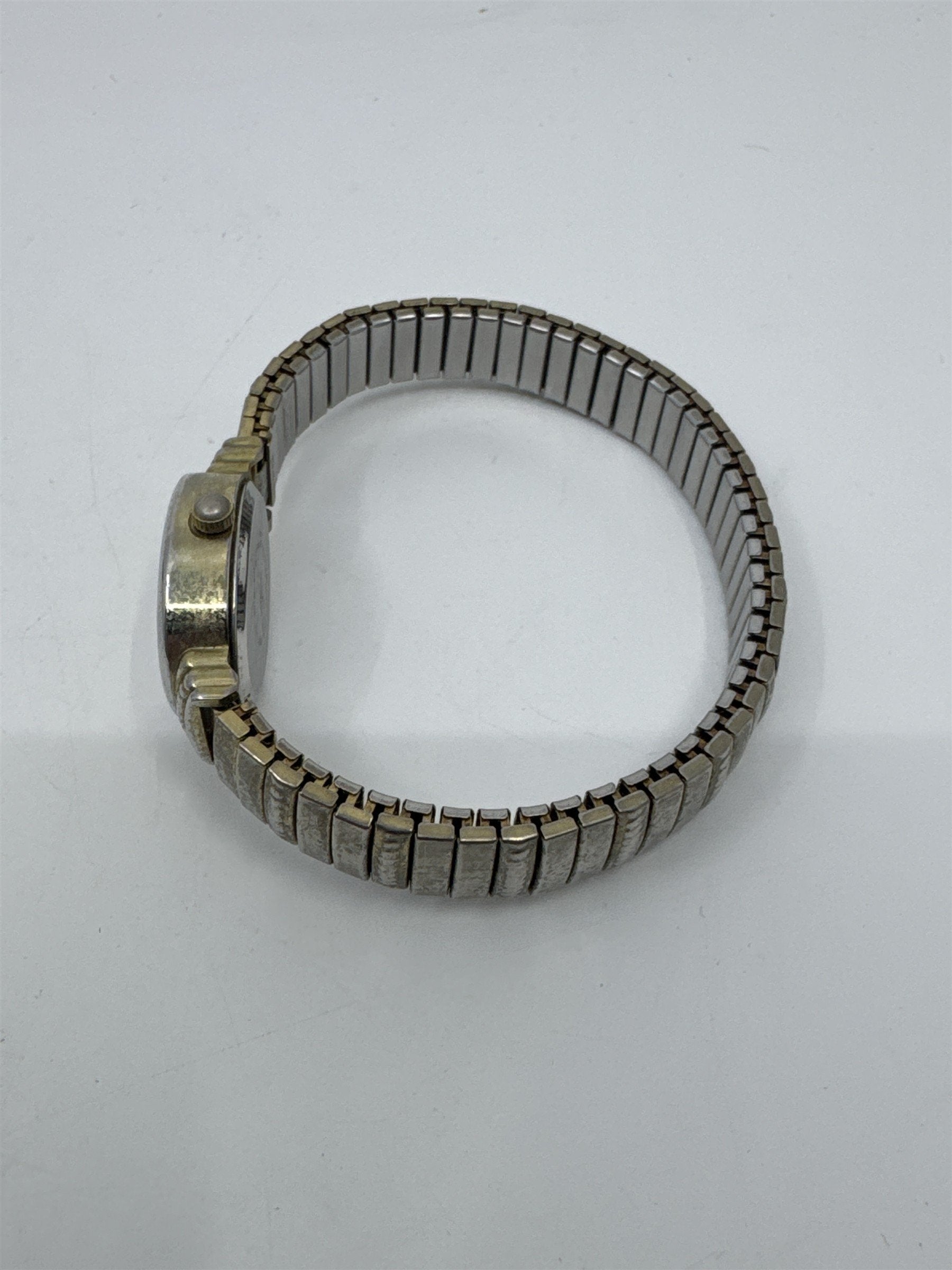 Women's Stainless Steel Caseback Japan Movement Base Stretch Watch
