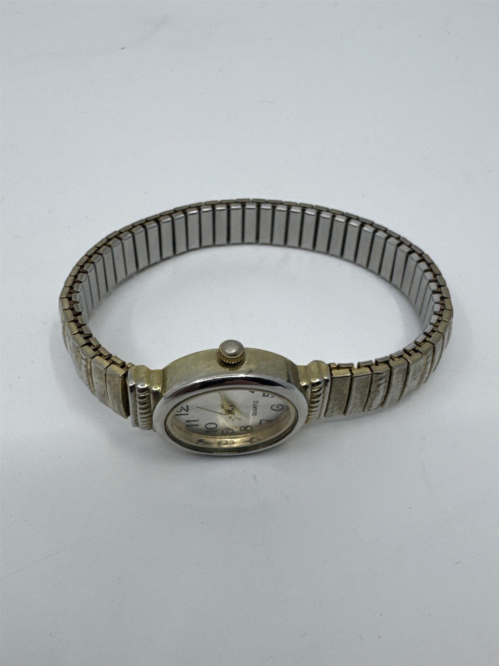 Women's Stainless Steel Caseback Japan Movement Base Stretch Watch